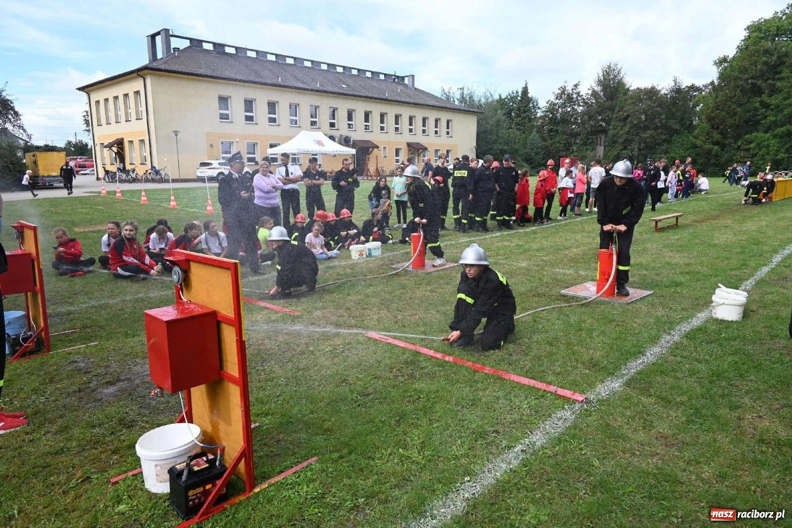 Zdjęcie w galerii na portalu naszraciborz.pl: Najmłodsi strażacy stanęli do rywalizacji w Krzyżanowicach wiadomości z regionu