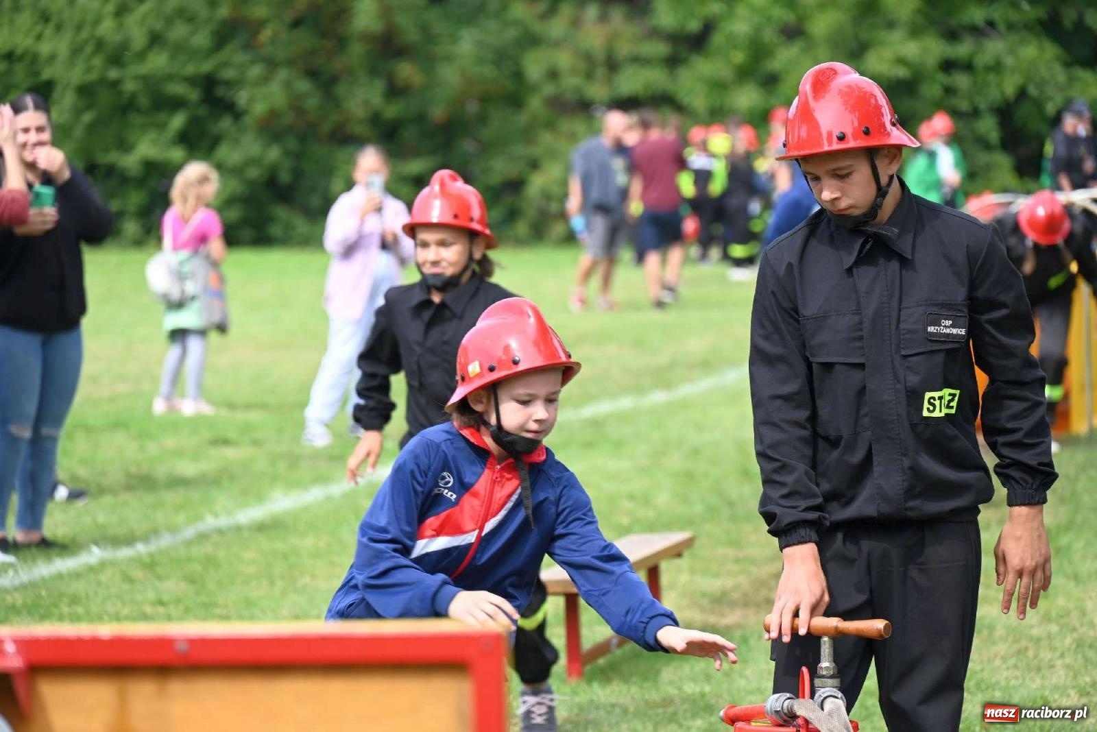 Zdjęcie w galerii na portalu naszraciborz.pl: Najmłodsi strażacy stanęli do rywalizacji w Krzyżanowicach wiadomości z regionu
