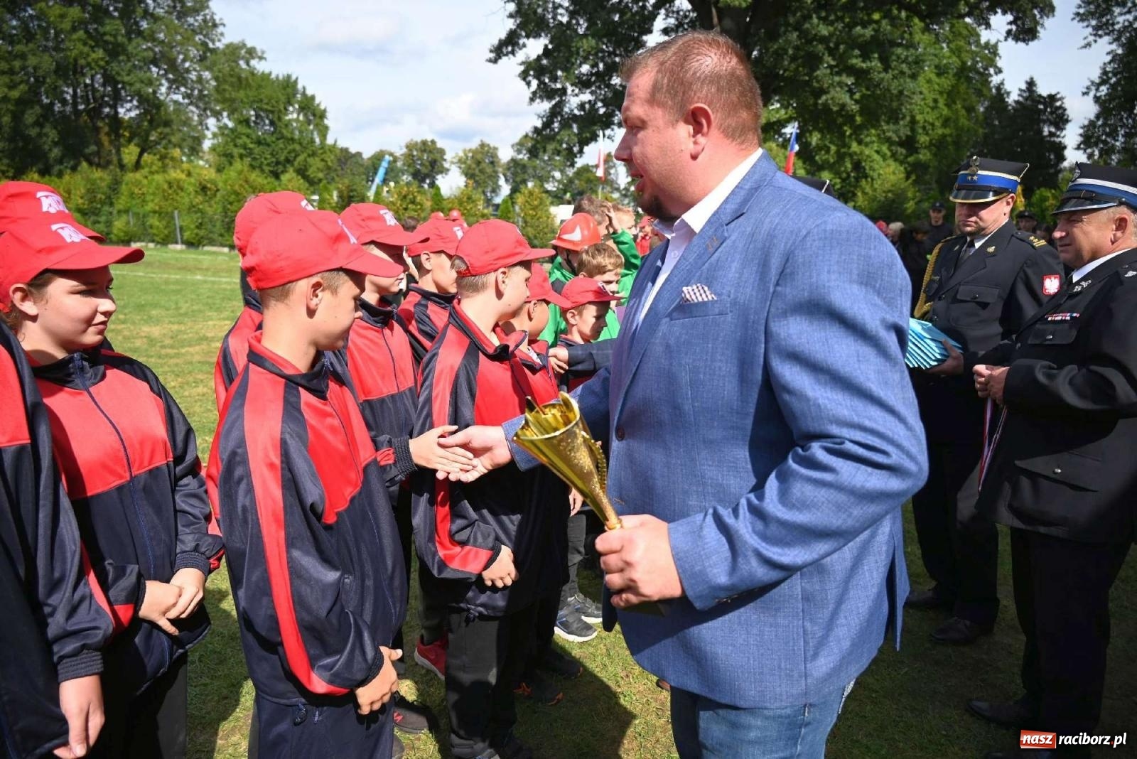 Zdjęcie w galerii na portalu naszraciborz.pl: Najmłodsi strażacy stanęli do rywalizacji w Krzyżanowicach wiadomości z regionu