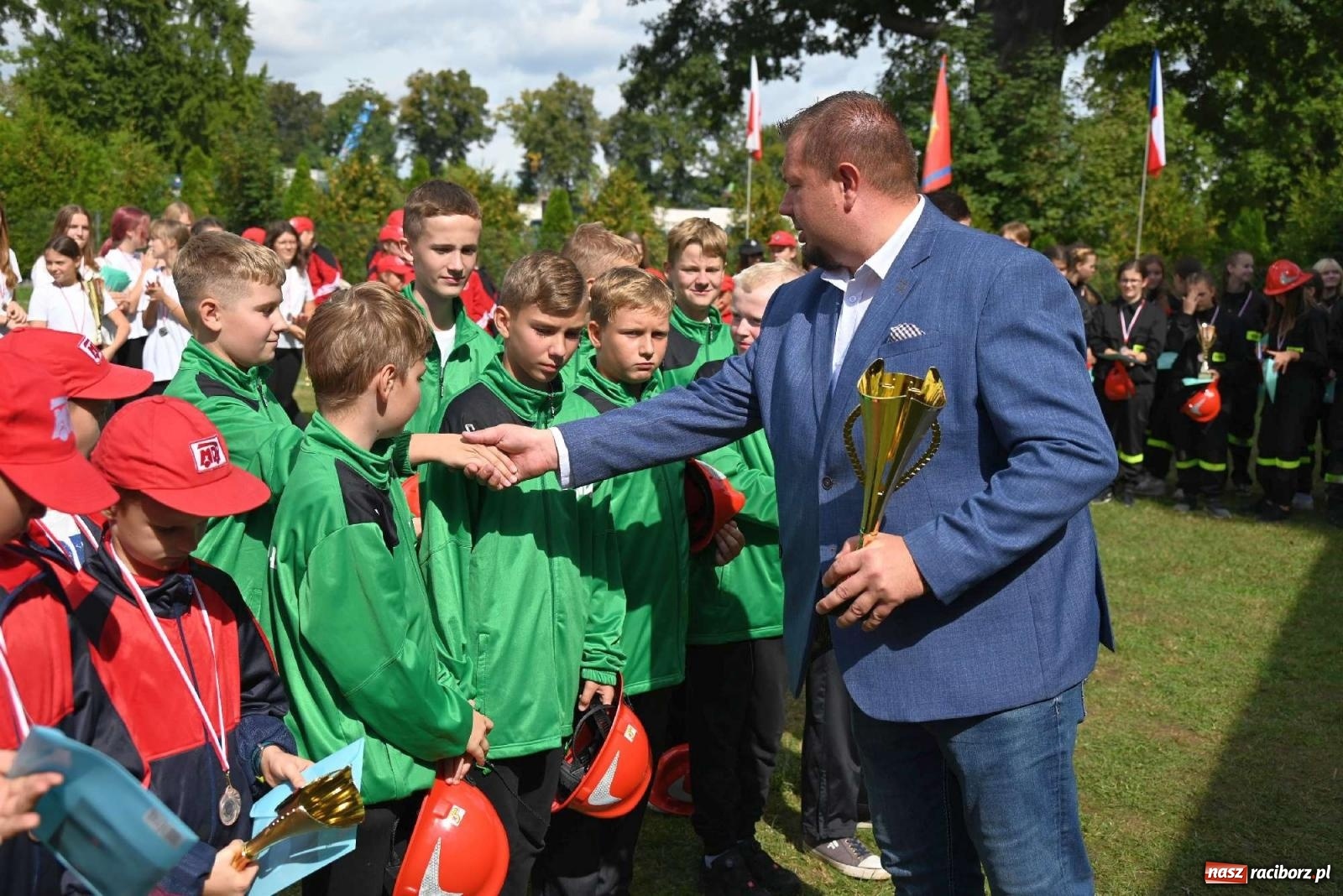 Zdjęcie w galerii na portalu naszraciborz.pl: Najmłodsi strażacy stanęli do rywalizacji w Krzyżanowicach wiadomości z regionu