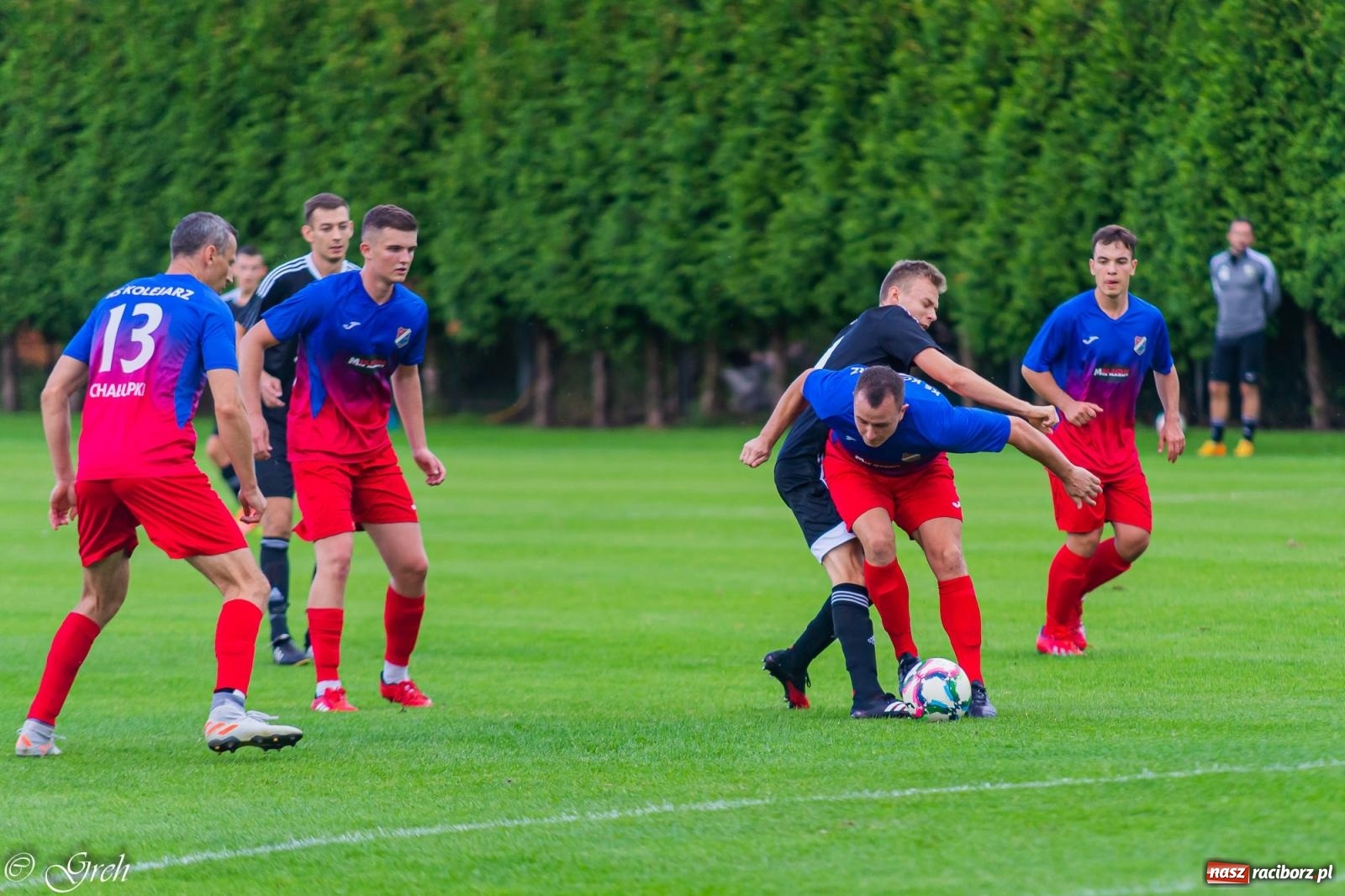 Zdjęcie w galerii na portalu naszraciborz.pl: Kolejarz Chałupki pierwszym pogromcą Silesii Lubomia [FOTO] wiadomości z regionu