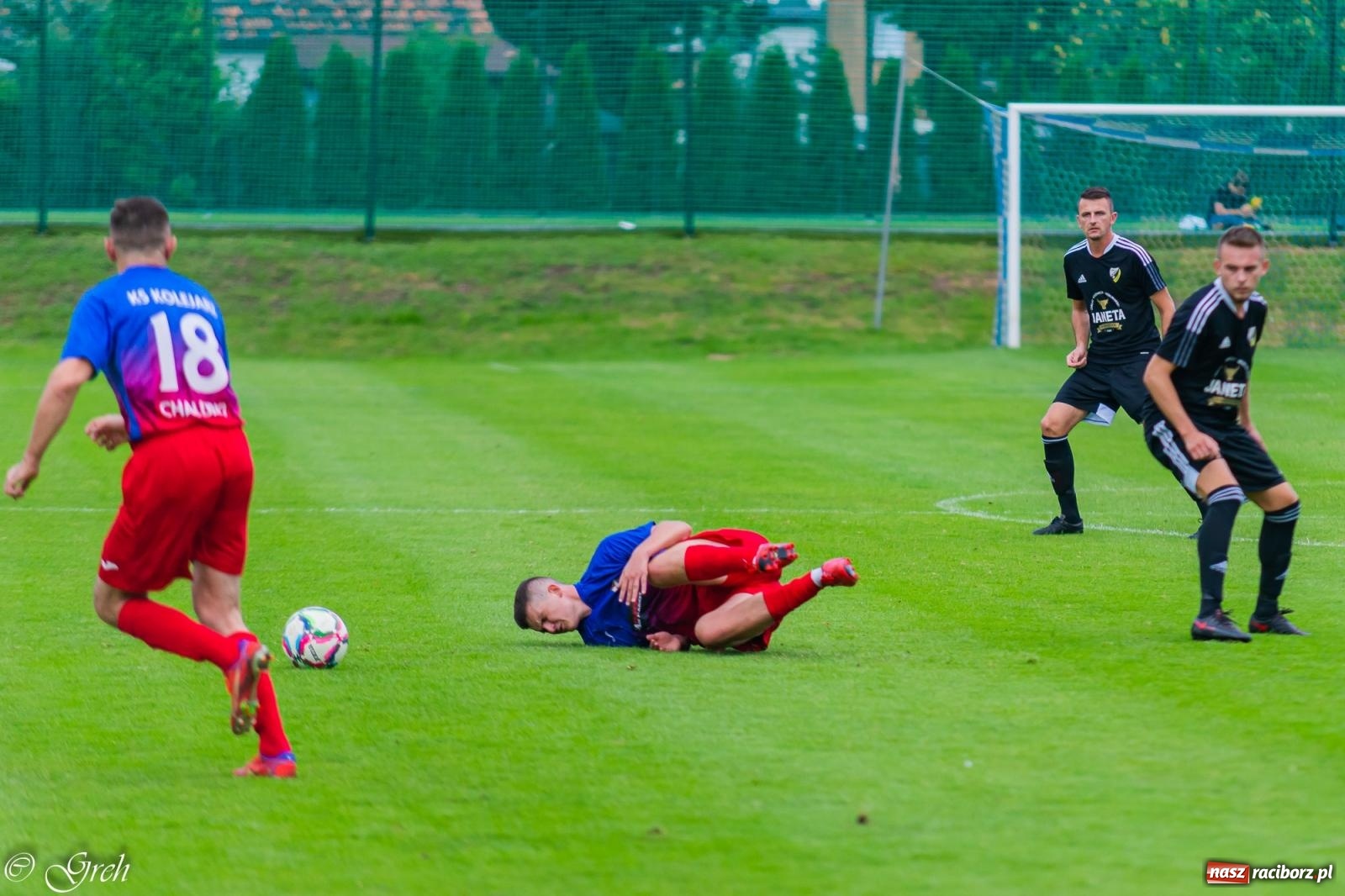 Zdjęcie w galerii na portalu naszraciborz.pl: Kolejarz Chałupki pierwszym pogromcą Silesii Lubomia [FOTO] wiadomości z regionu