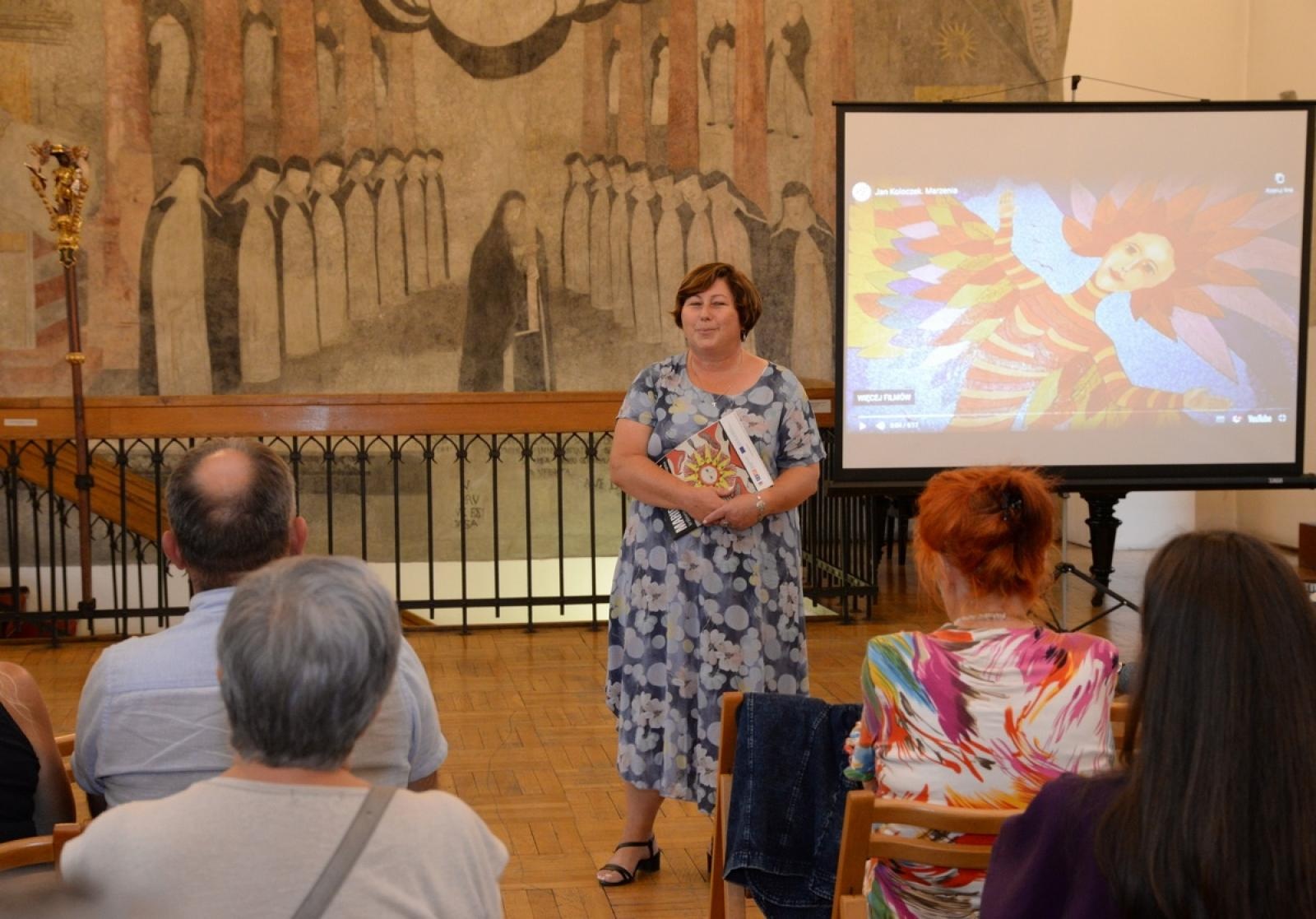 Zdjęcie w galerii na portalu naszraciborz.pl: Kolorowy świat Jana Koloczka w raciborskim Muzeum wiadomości z regionu