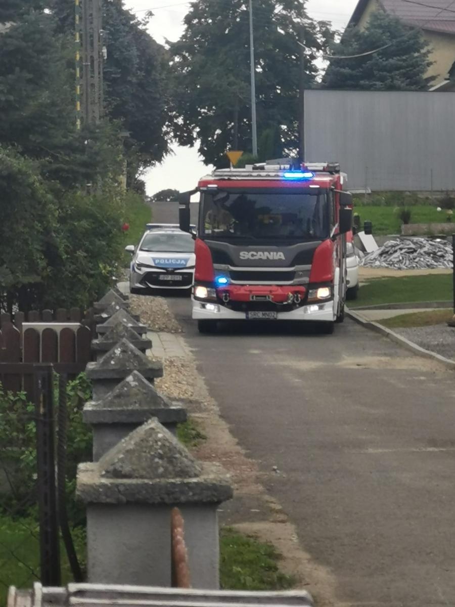 Zdjęcie w galerii na portalu naszraciborz.pl: Wypadek w Tworkowie. Drzewo przewróciło się na dwie starsze osoby [FOTO i WIDEO] wiadomości z regionu