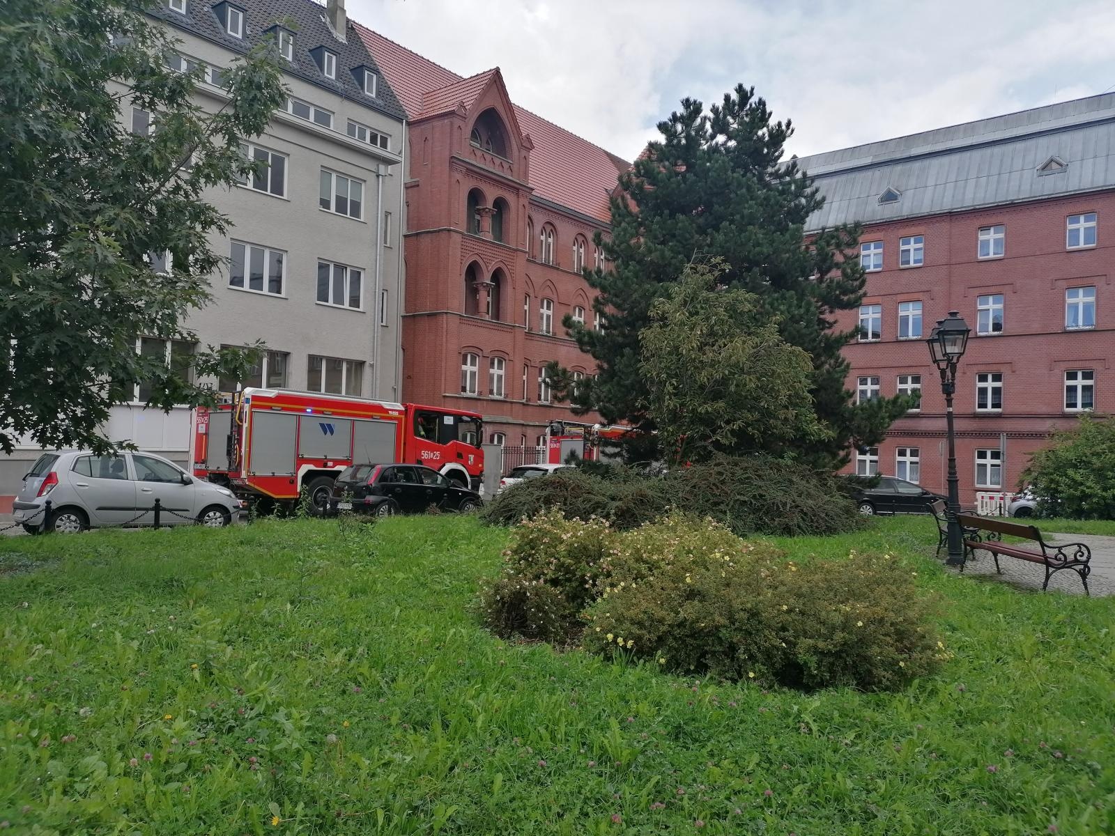 Zdjęcie w galerii na portalu naszraciborz.pl: Raport 998. Alarm pożarowy przy placu Jagiełły wiadomości z regionu