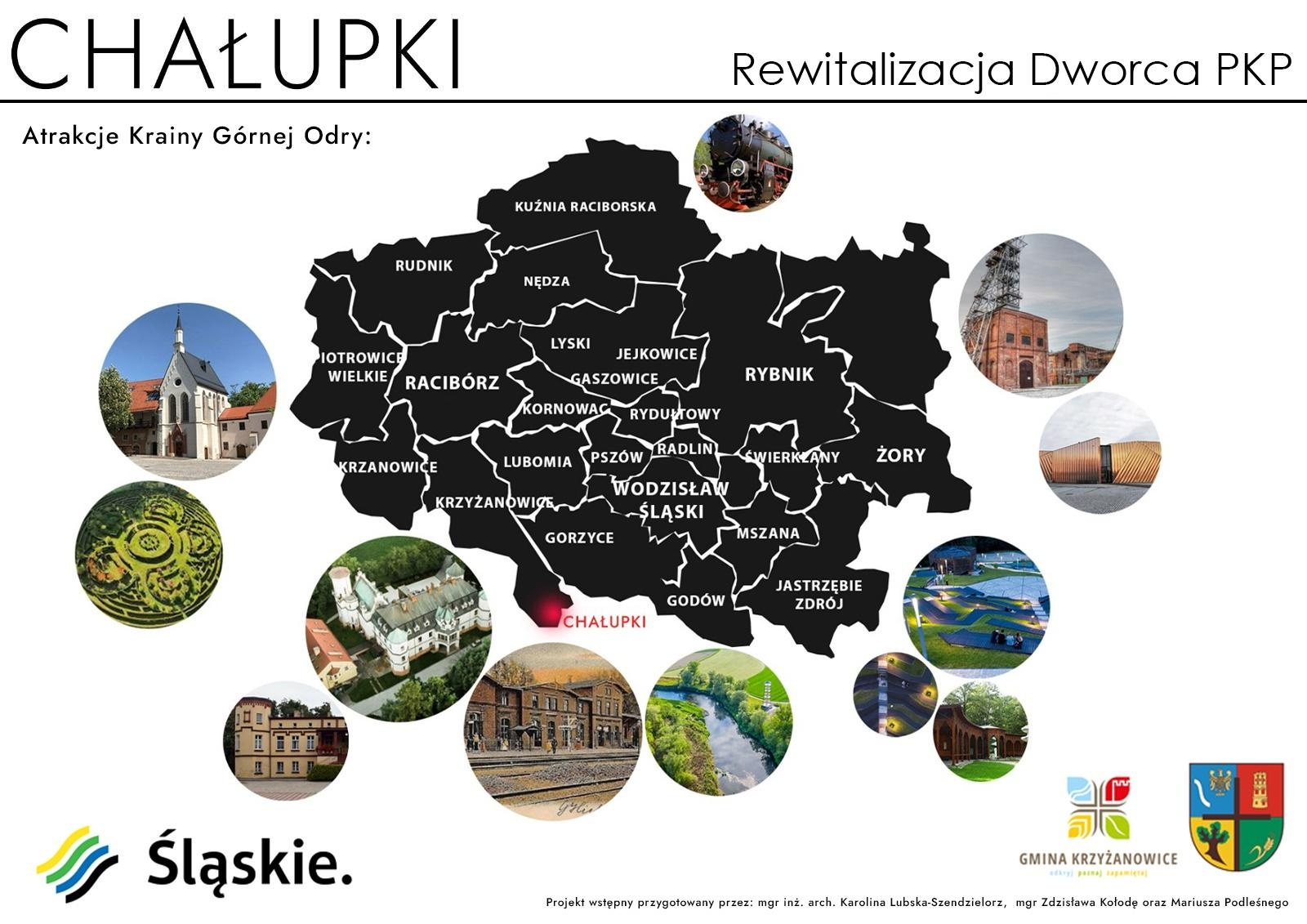 Zdjęcie w galerii na portalu naszraciborz.pl: Gmina Krzyżanowice pokazała plany zagospodarowania dworca w Chałupkach wiadomości z regionu