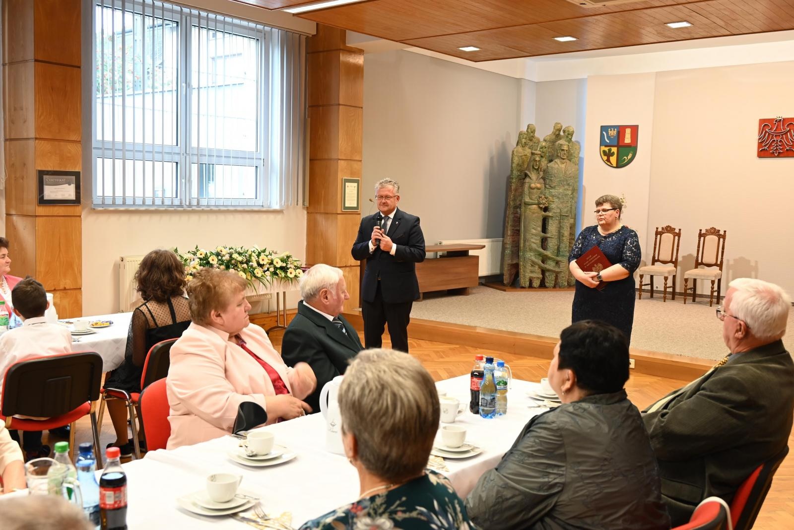 Zdjęcie w galerii na portalu naszraciborz.pl: Złote gody w Krzyżanowicach. Jubilaci z medalami Prezydenta RP [FOTO] wiadomości z regionu