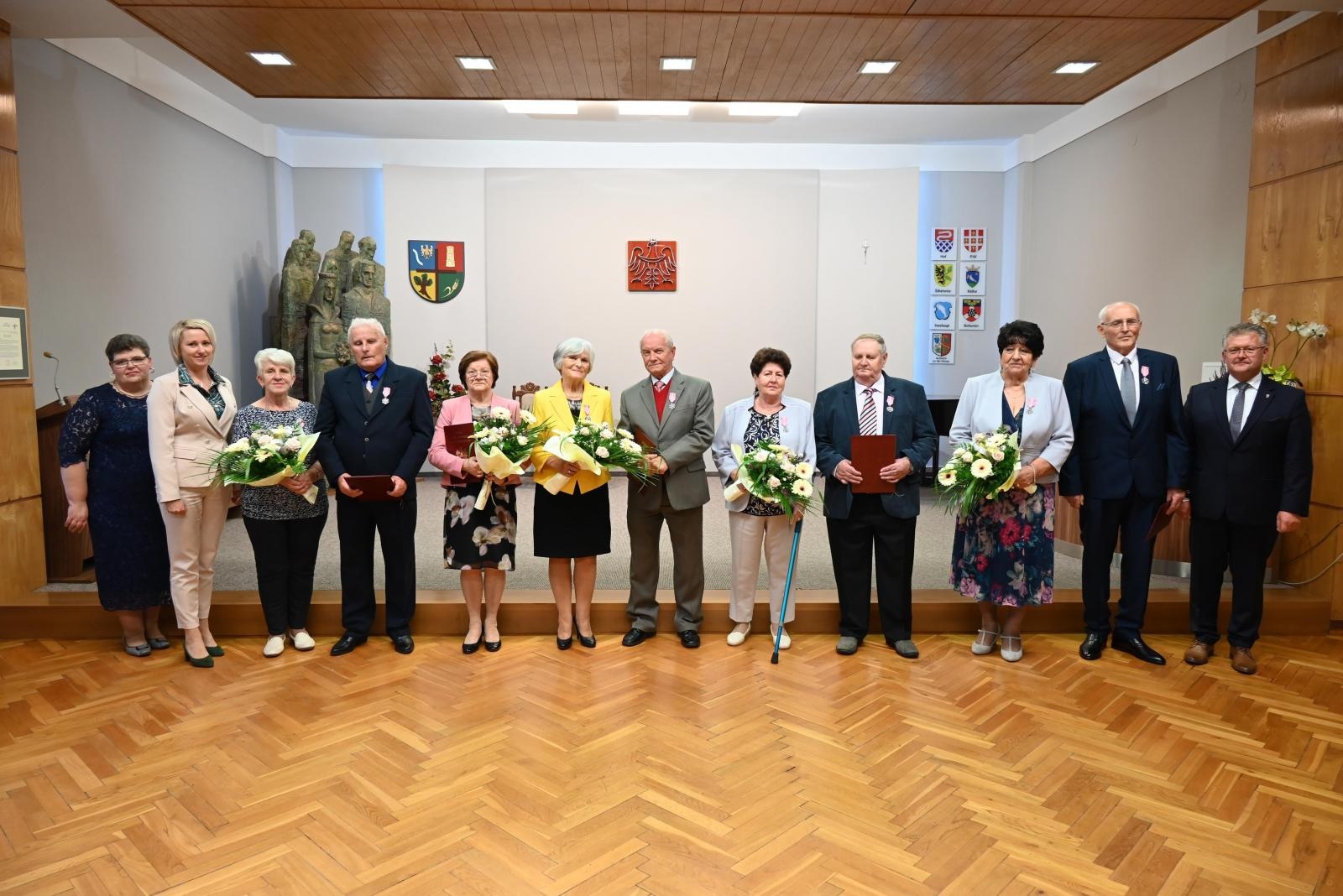 Zdjęcie w galerii na portalu naszraciborz.pl: Złote gody w Krzyżanowicach. Jubilaci z medalami Prezydenta RP [FOTO] wiadomości z regionu