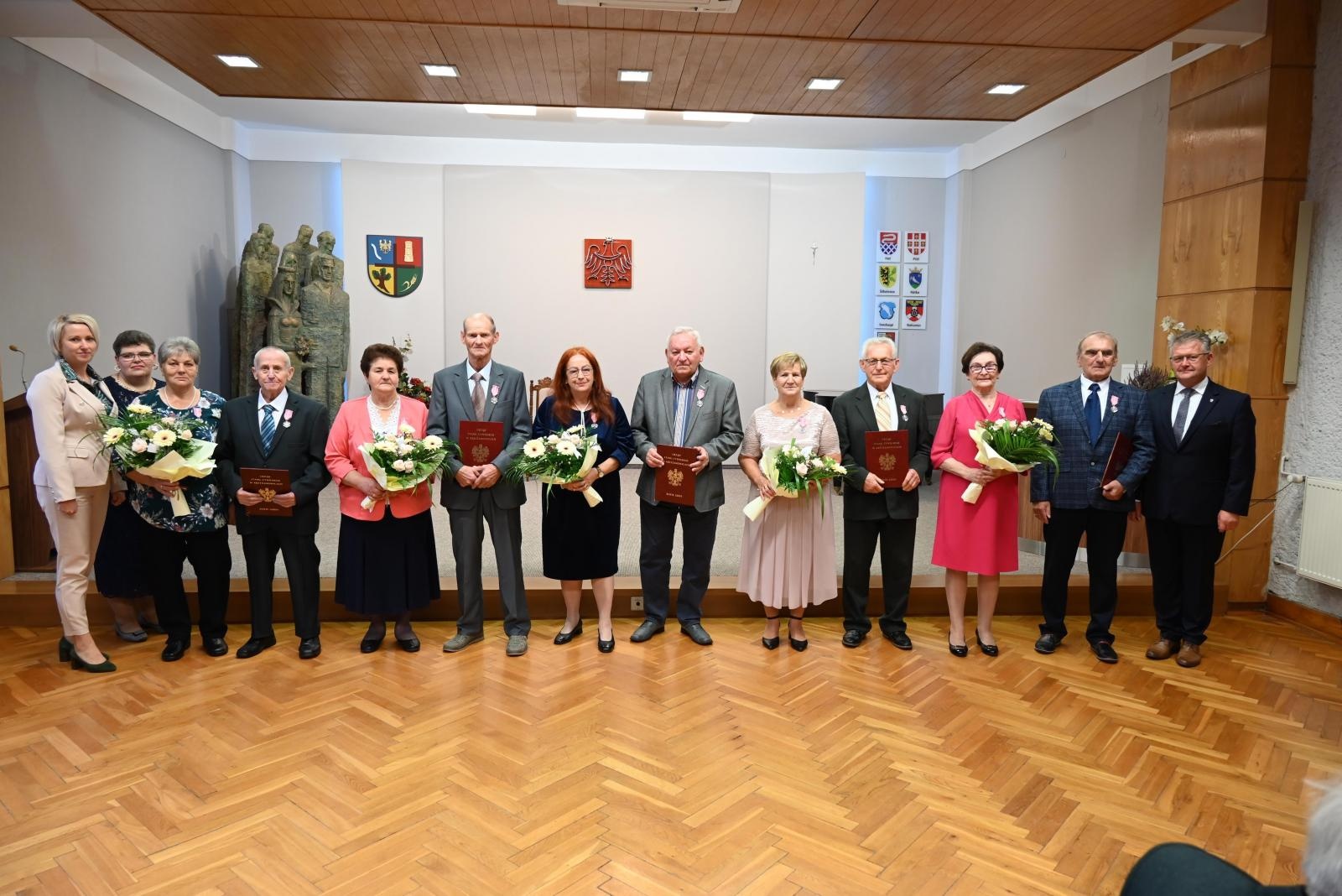 Zdjęcie w galerii na portalu naszraciborz.pl: Złote gody w Krzyżanowicach. Jubilaci z medalami Prezydenta RP [FOTO] wiadomości z regionu