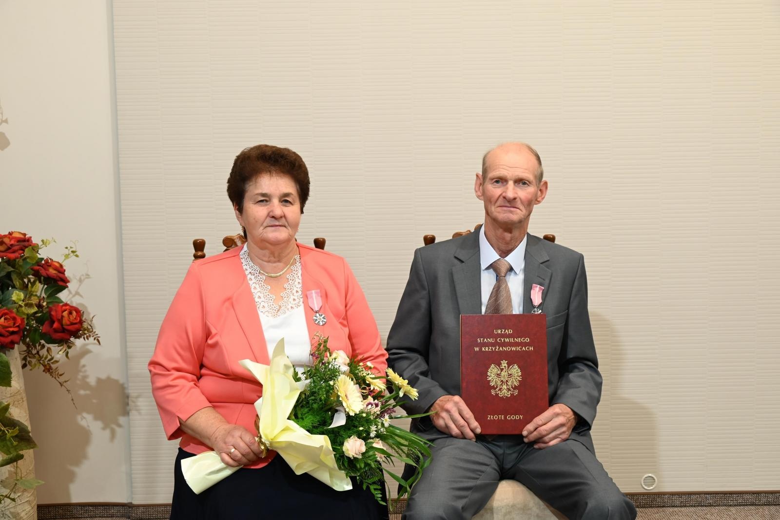 Zdjęcie w galerii na portalu naszraciborz.pl: Złote gody w Krzyżanowicach. Jubilaci z medalami Prezydenta RP [FOTO] wiadomości z regionu