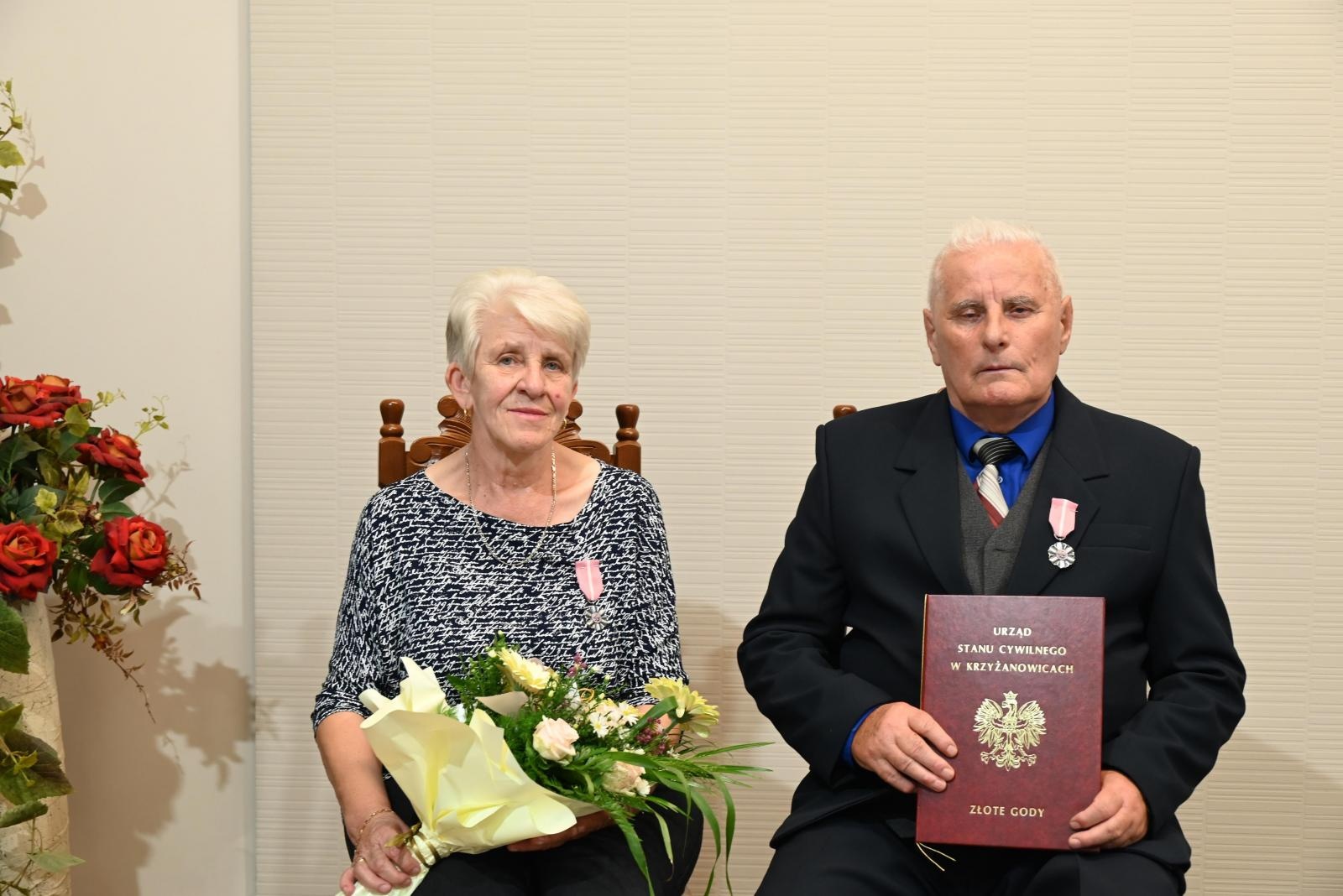 Zdjęcie w galerii na portalu naszraciborz.pl: Złote gody w Krzyżanowicach. Jubilaci z medalami Prezydenta RP [FOTO] wiadomości z regionu