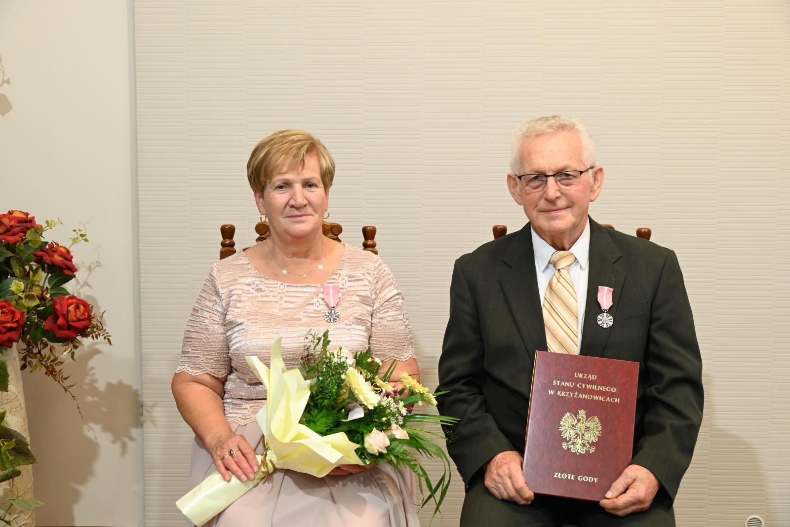 Zdjęcie w galerii na portalu naszraciborz.pl: Złote gody w Krzyżanowicach. Jubilaci z medalami Prezydenta RP [FOTO] wiadomości z regionu