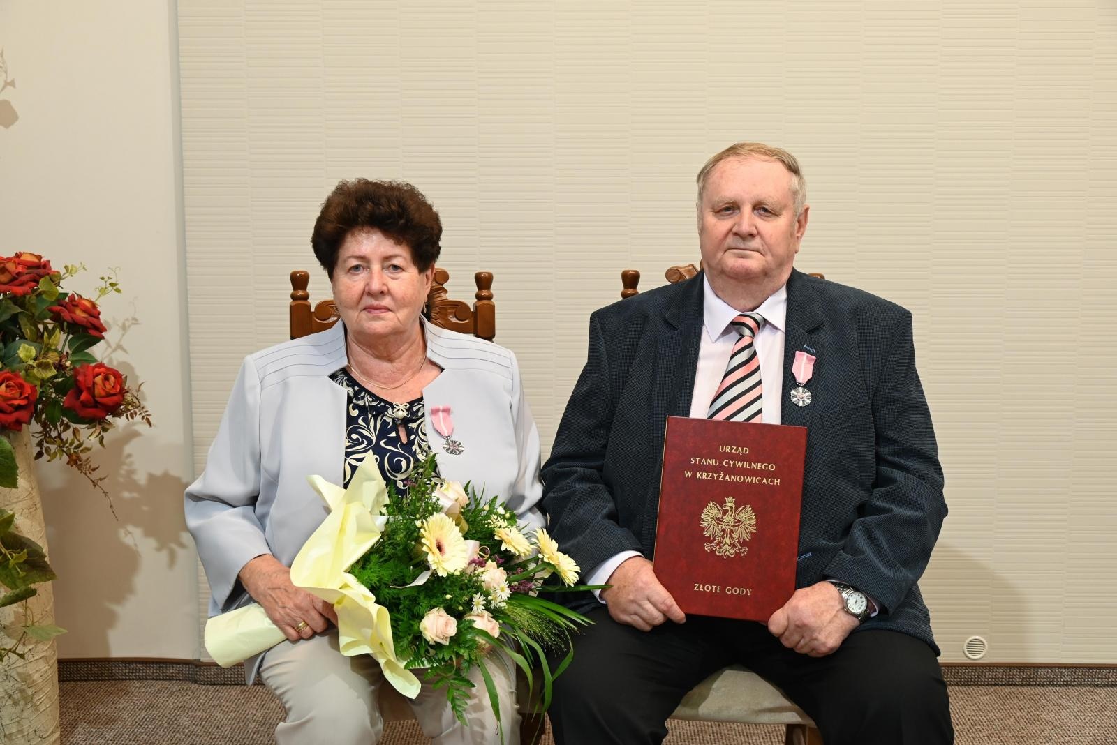 Zdjęcie w galerii na portalu naszraciborz.pl: Złote gody w Krzyżanowicach. Jubilaci z medalami Prezydenta RP [FOTO] wiadomości z regionu