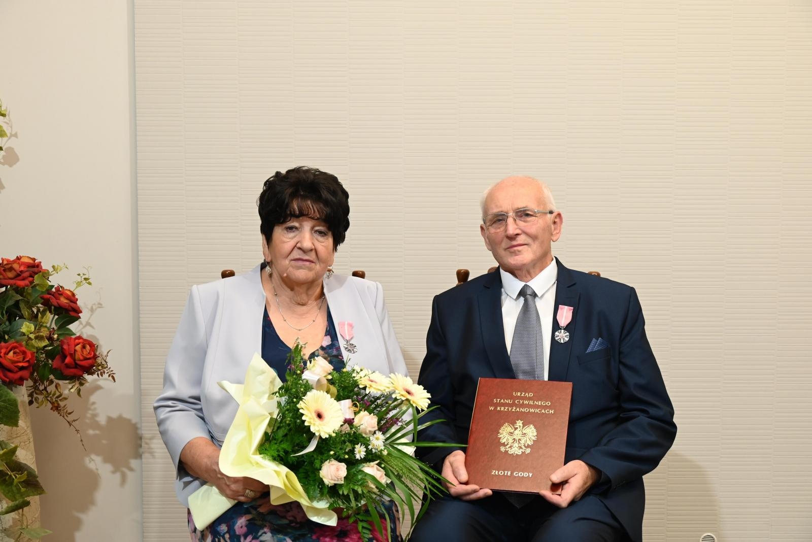 Zdjęcie w galerii na portalu naszraciborz.pl: Złote gody w Krzyżanowicach. Jubilaci z medalami Prezydenta RP [FOTO] wiadomości z regionu