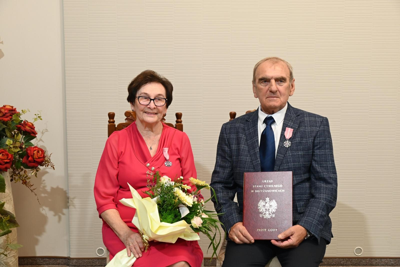 Zdjęcie w galerii na portalu naszraciborz.pl: Złote gody w Krzyżanowicach. Jubilaci z medalami Prezydenta RP [FOTO] wiadomości z regionu