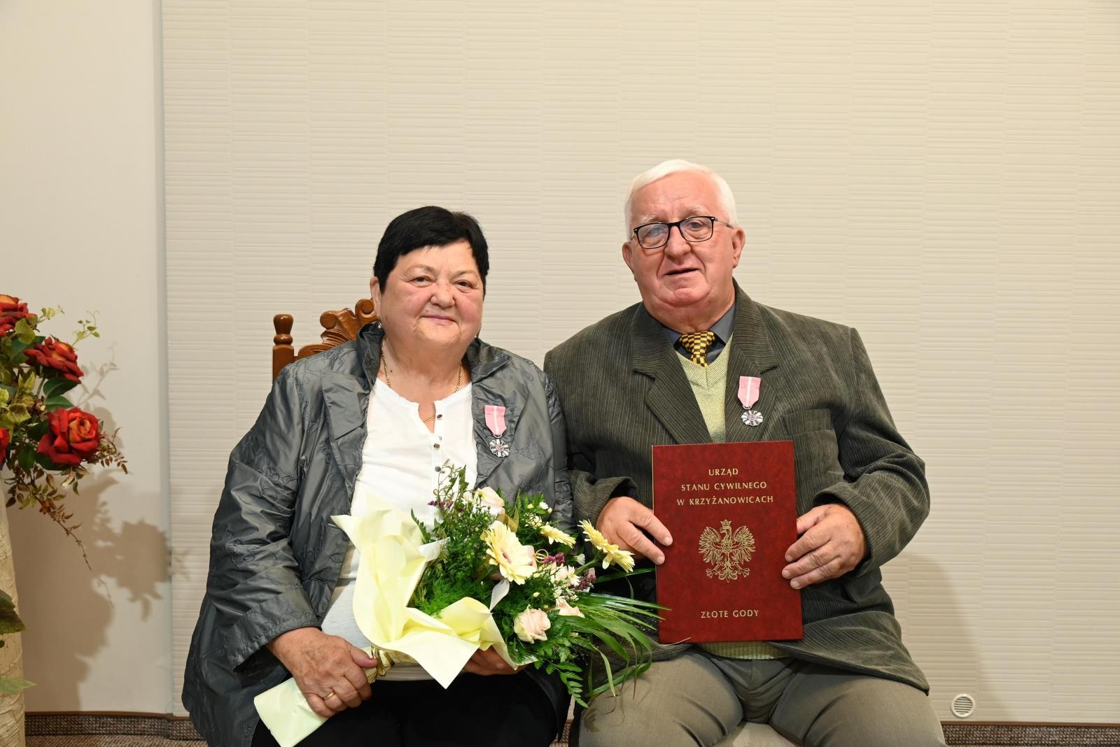 Zdjęcie w galerii na portalu naszraciborz.pl: Złote gody w Krzyżanowicach. Jubilaci z medalami Prezydenta RP [FOTO] wiadomości z regionu