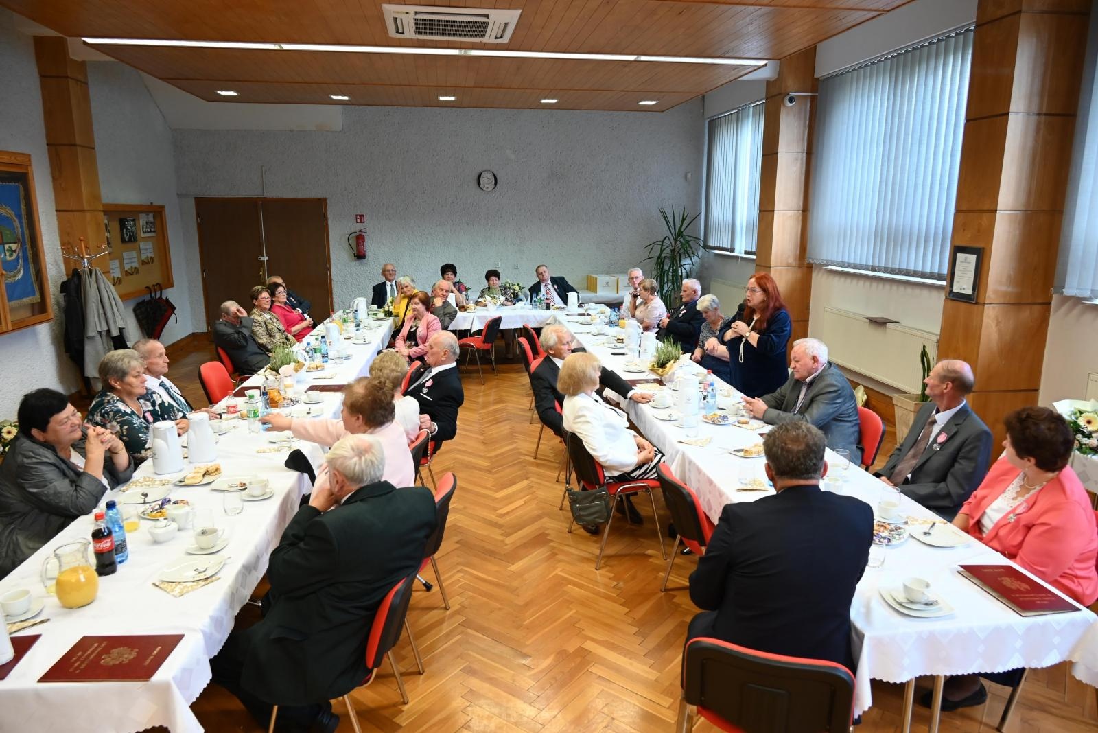 Zdjęcie w galerii na portalu naszraciborz.pl: Złote gody w Krzyżanowicach. Jubilaci z medalami Prezydenta RP [FOTO] wiadomości z regionu