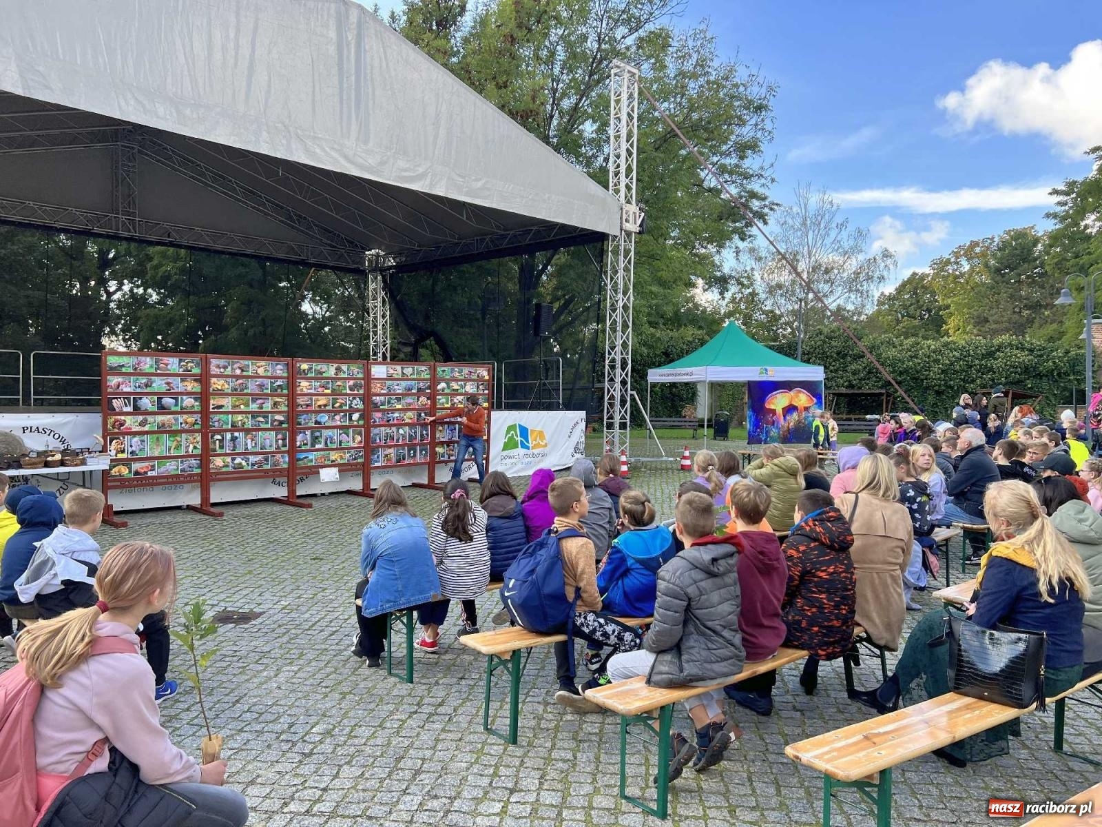 Zdjęcie w galerii na portalu naszraciborz.pl: Bezpieczne grzybobranie na zamku wiadomości z regionu