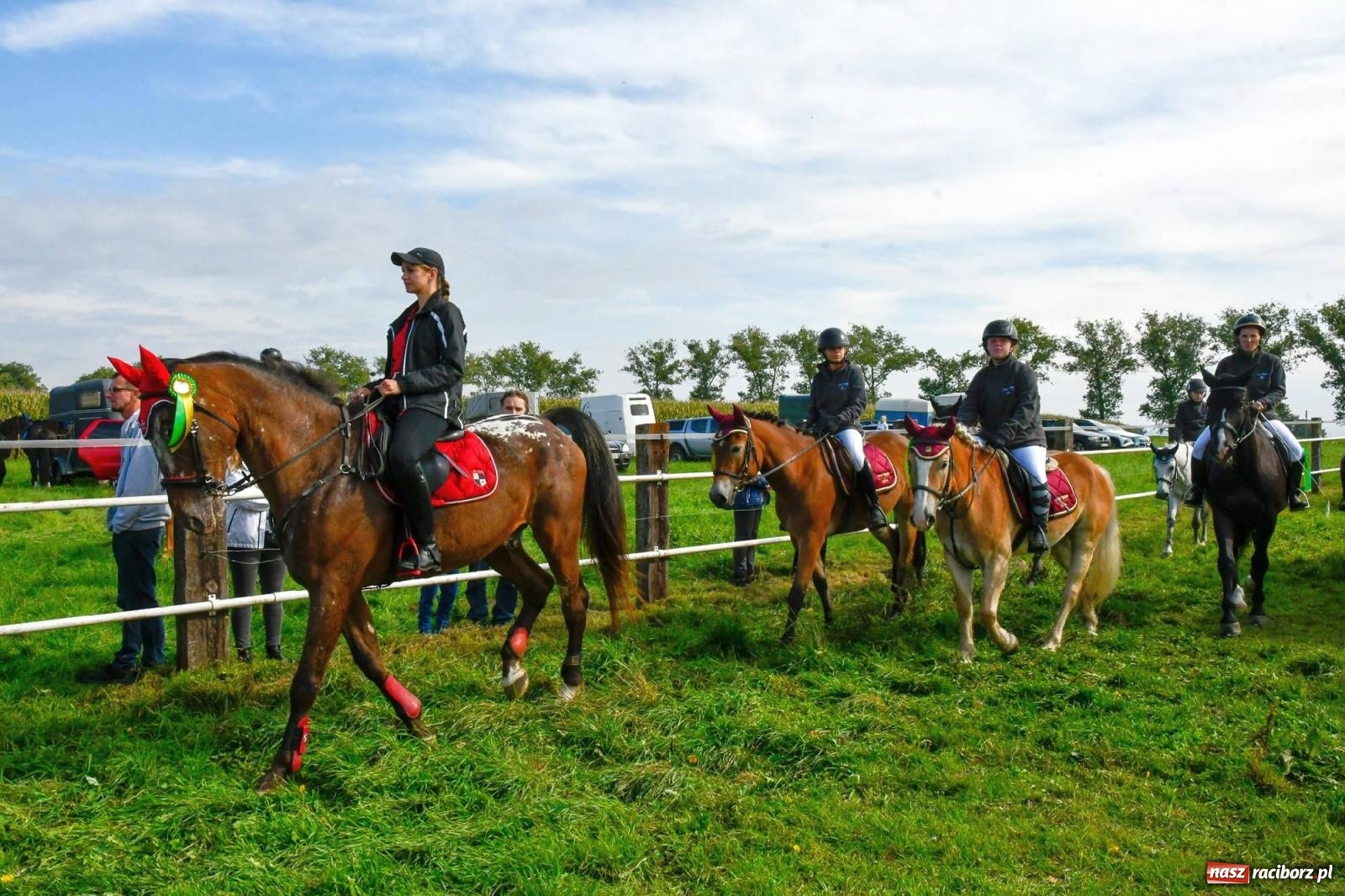 Zdjęcie w galerii na portalu naszraciborz.pl: Ponad sto koni na żerdzińskim Hubertusie [FOTO i WIDEO] wiadomości z regionu