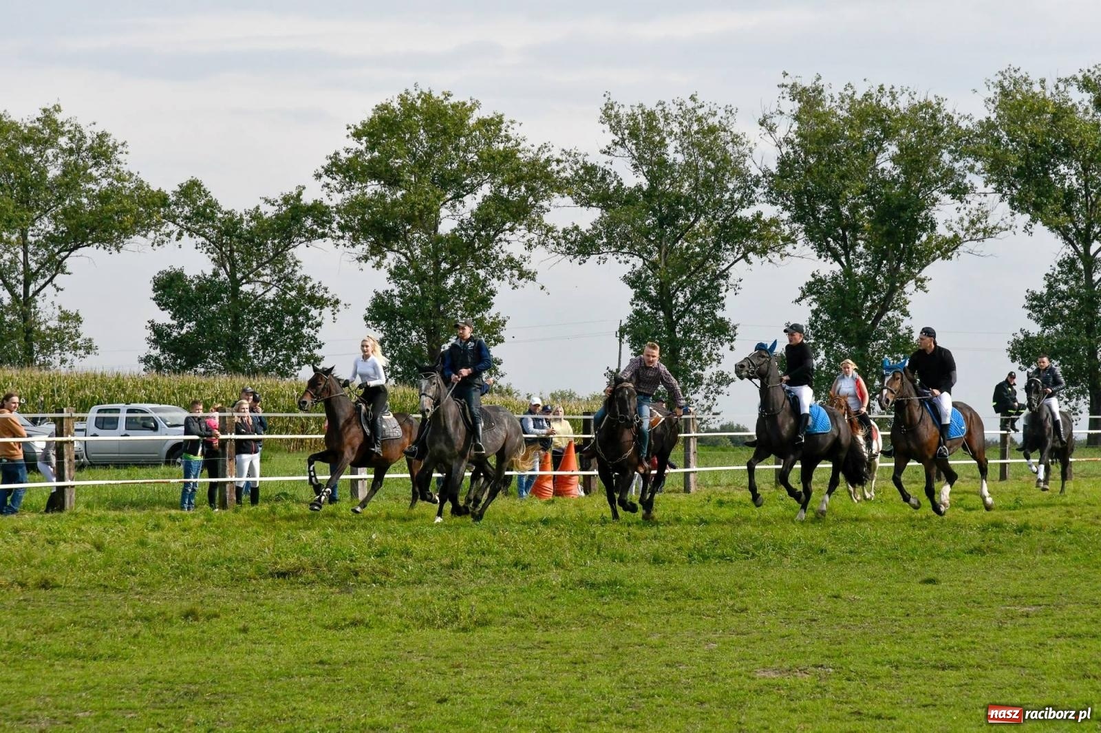 Zdjęcie w galerii na portalu naszraciborz.pl: Ponad sto koni na żerdzińskim Hubertusie [FOTO i WIDEO] wiadomości z regionu