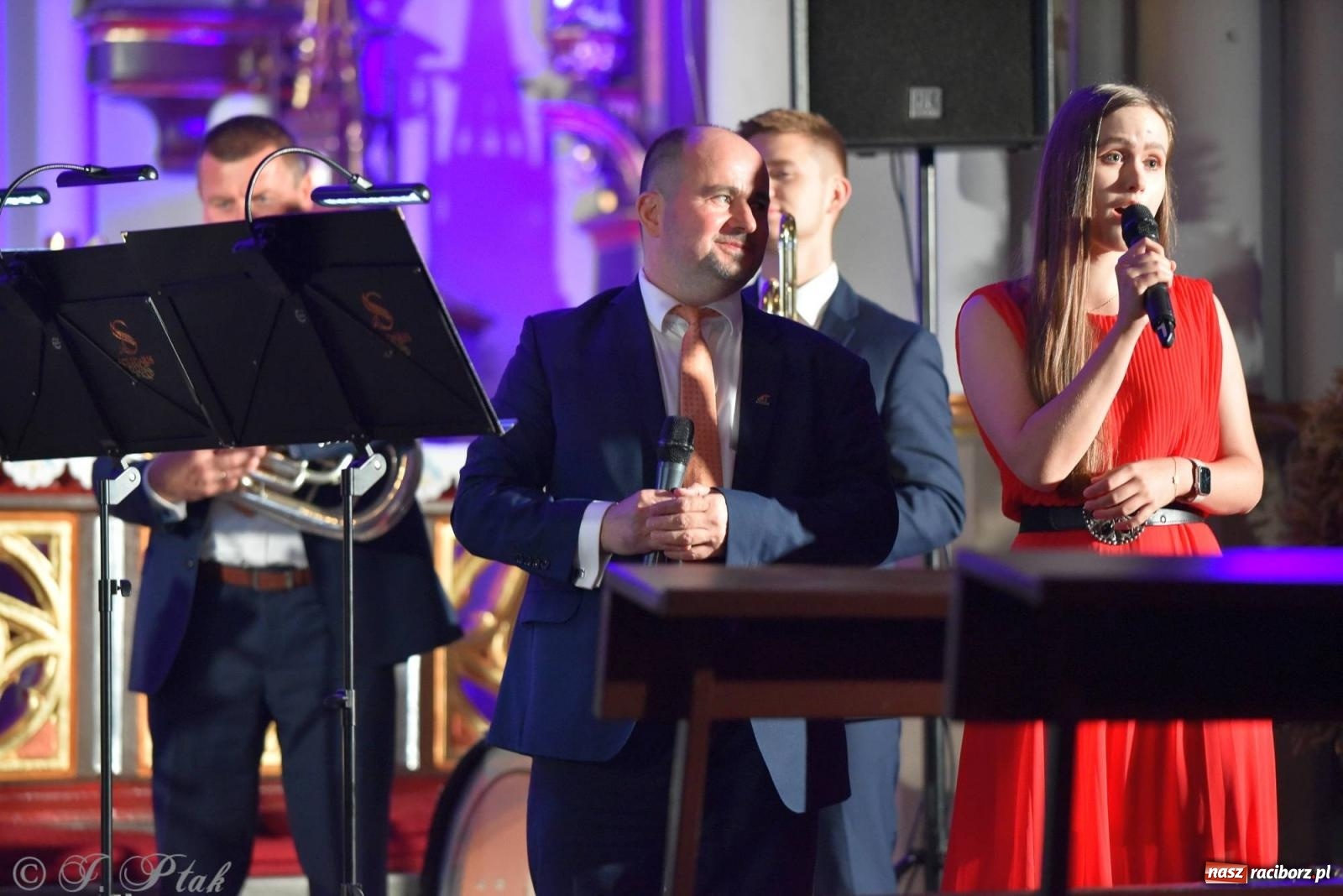 Zdjęcie w galerii na portalu naszraciborz.pl: Solidaris Bras i młodzi wirtuozi organów w kościele na Ostrogu wiadomości z regionu