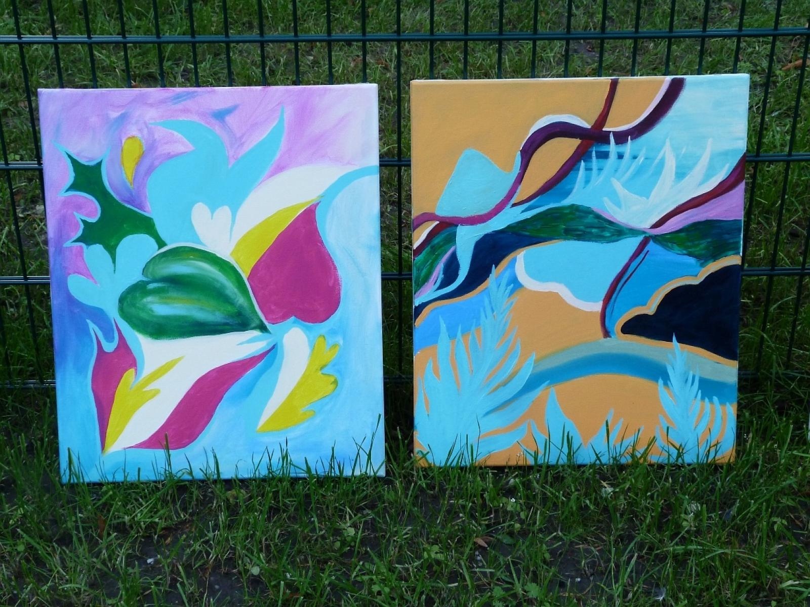 Zdjęcie w galerii na portalu naszraciborz.pl: Spotkanie ze sztuką w Otwartym ogrodzie ZSO nr 1 wiadomości z regionu