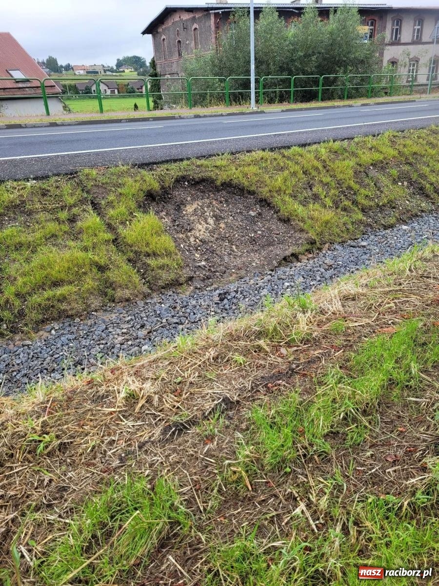 Zdjęcie w galerii na portalu naszraciborz.pl: Czytelnik zaniepokojony stanem Rybnickiej. Pokazuje zdjęcia wiadomości z regionu
