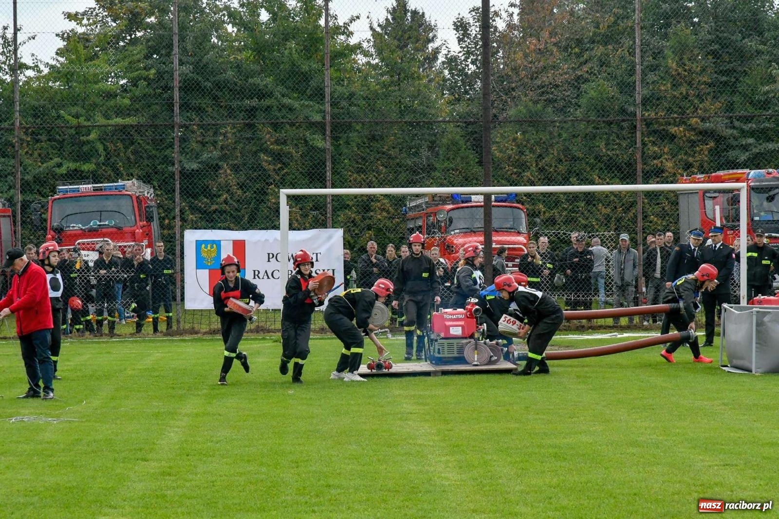Zdjęcie w galerii na portalu naszraciborz.pl: Powiatowe zawody sportowo-pożarnicze w Pietrowicach Wielkich [FOTO i WIDEO] wiadomości z regionu