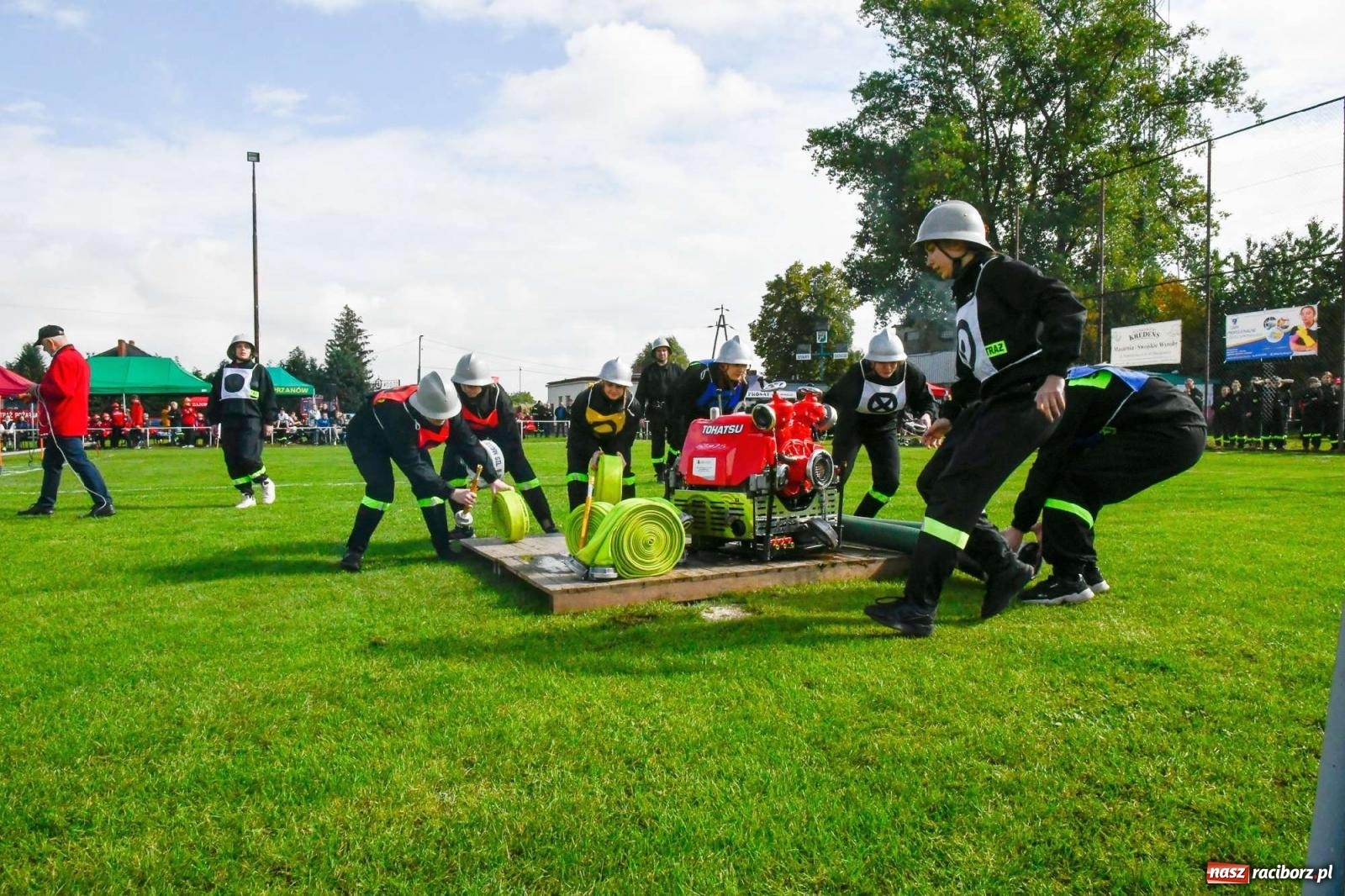Zdjęcie w galerii na portalu naszraciborz.pl: Powiatowe zawody sportowo-pożarnicze w Pietrowicach Wielkich [FOTO i WIDEO] wiadomości z regionu
