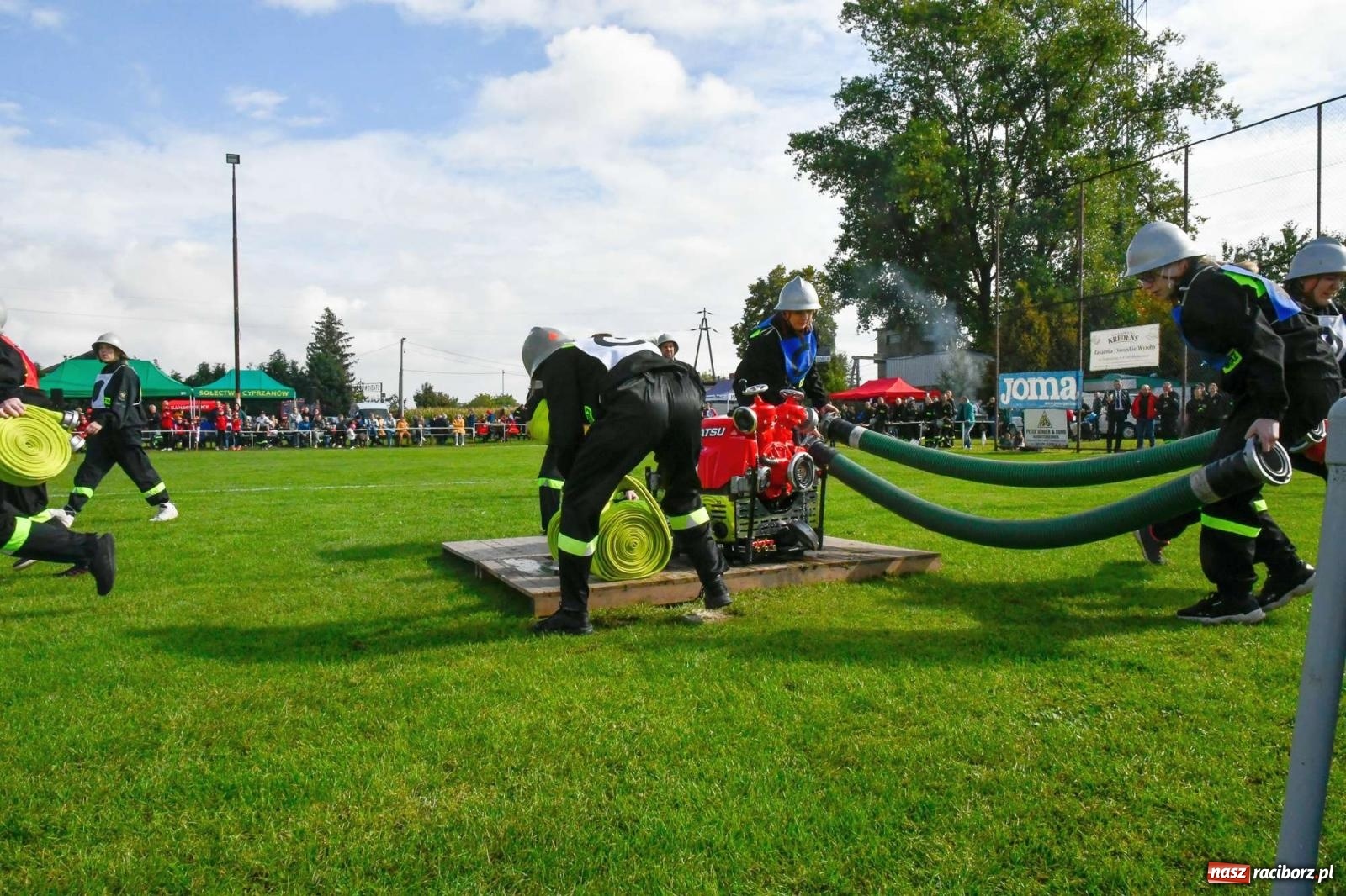 Zdjęcie w galerii na portalu naszraciborz.pl: Powiatowe zawody sportowo-pożarnicze w Pietrowicach Wielkich [FOTO i WIDEO] wiadomości z regionu