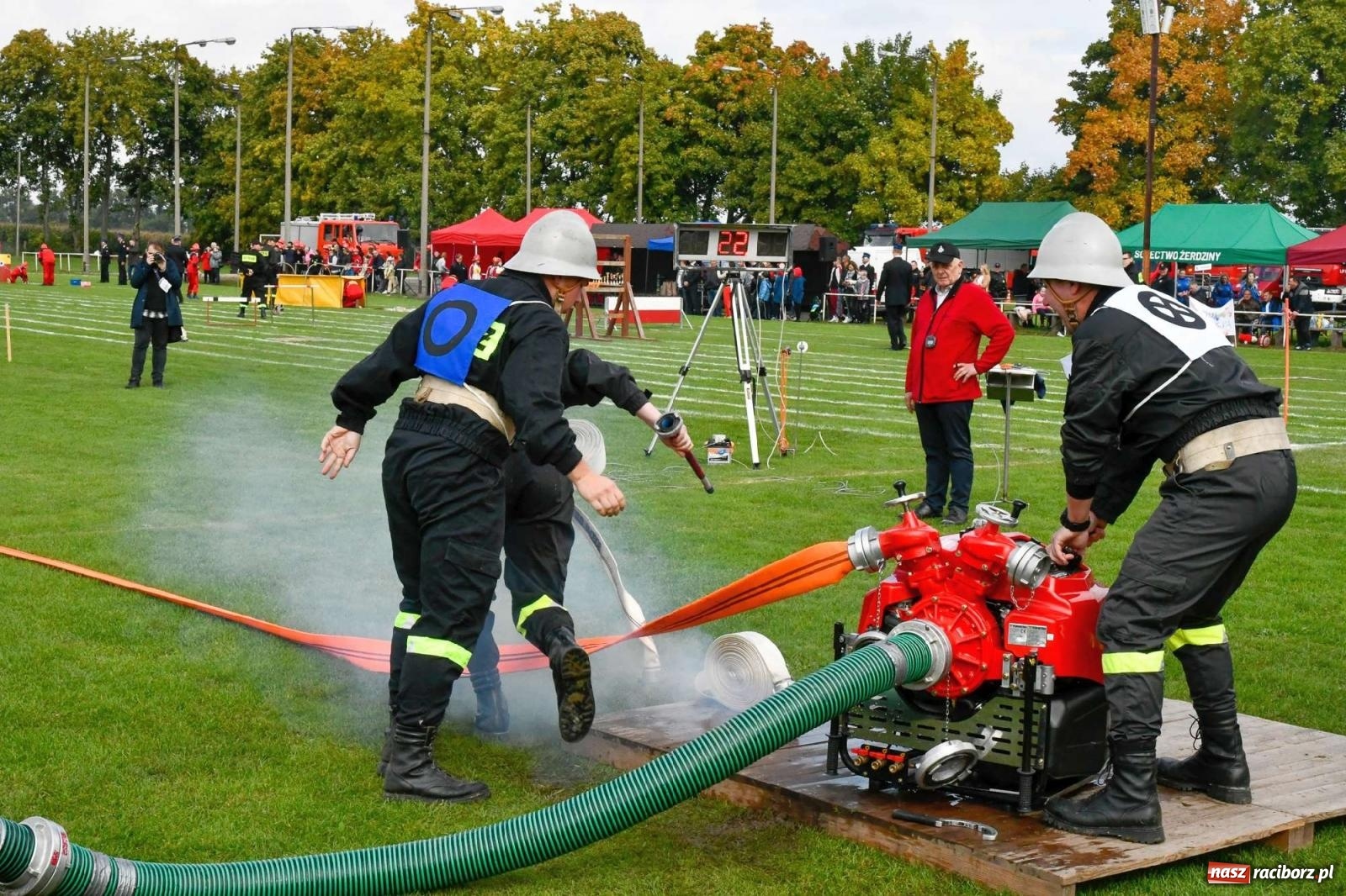 Zdjęcie w galerii na portalu naszraciborz.pl: Powiatowe zawody sportowo-pożarnicze w Pietrowicach Wielkich [FOTO i WIDEO] wiadomości z regionu