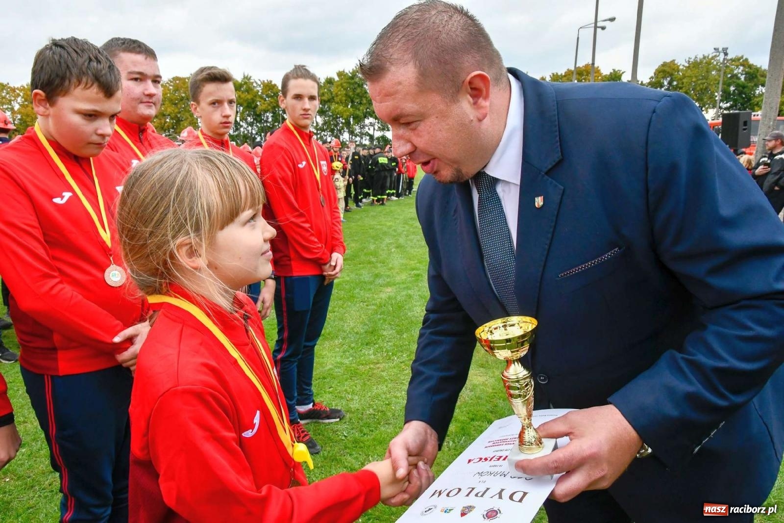 Zdjęcie w galerii na portalu naszraciborz.pl: Powiatowe zawody sportowo-pożarnicze w Pietrowicach Wielkich [FOTO i WIDEO] wiadomości z regionu