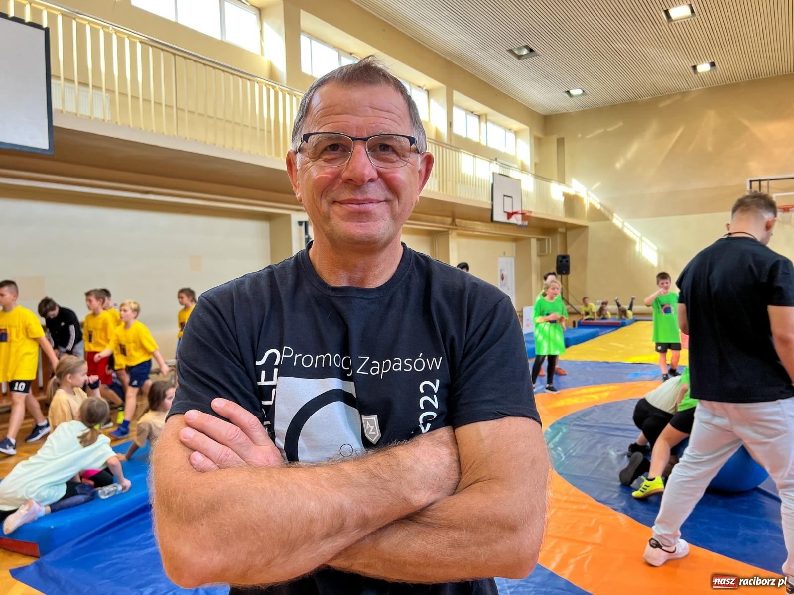 Zdjęcie w galerii na portalu naszraciborz.pl: Legenda polskich zapasów w Raciborzu. Turniej w ZSOMS [FOTO i WIDEO] wiadomości z regionu