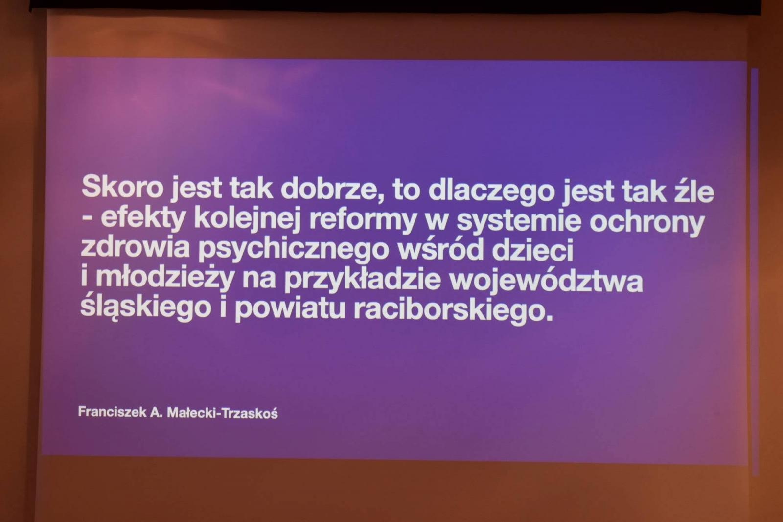 Zdjęcie w galerii na portalu naszraciborz.pl: Na zamku dyskutowano o zdrowiu psychicznym wiadomości z regionu