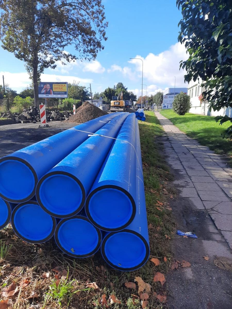 Zdjęcie w galerii na portalu naszraciborz.pl: Poważna awaria wodociągu na ul. Kościuszki wiadomości z regionu