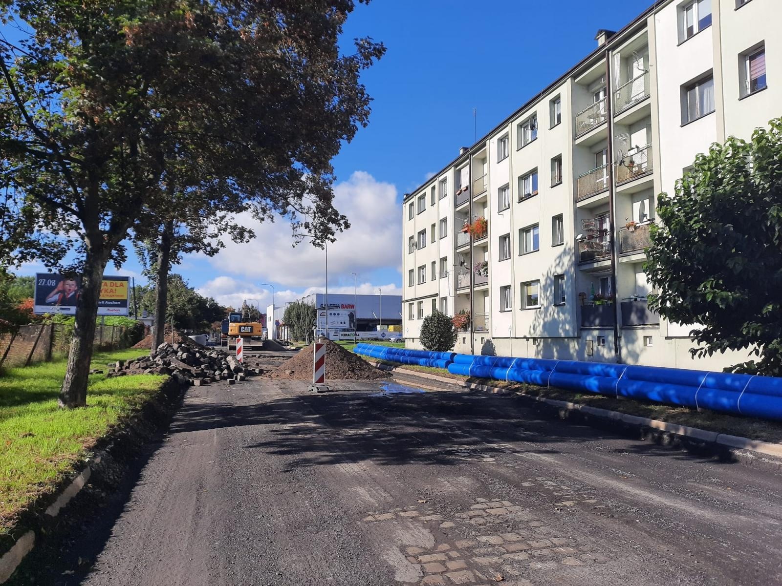 Zdjęcie w galerii na portalu naszraciborz.pl: Poważna awaria wodociągu na ul. Kościuszki wiadomości z regionu