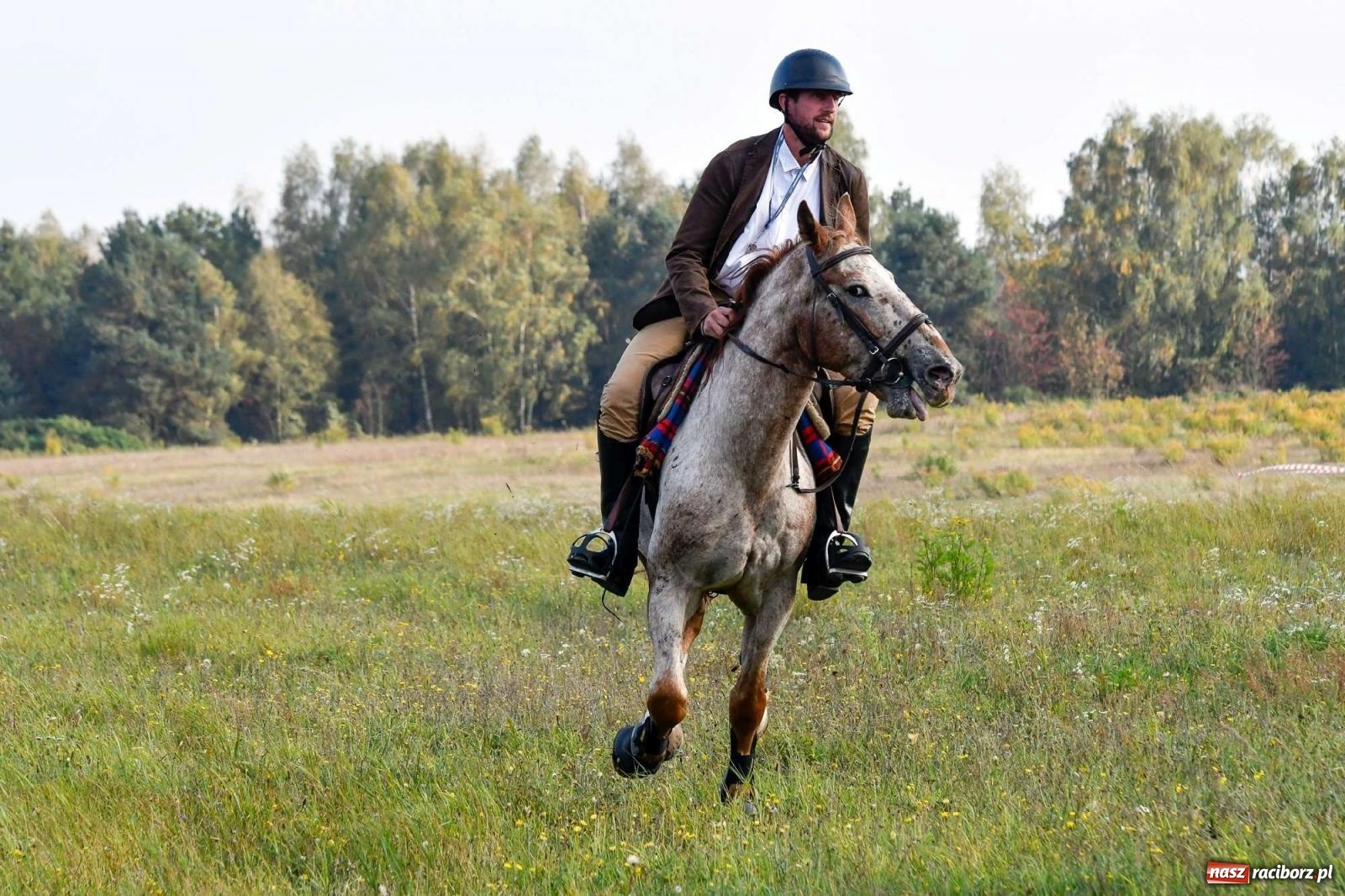 Zdjęcie w galerii na portalu naszraciborz.pl: Parada i pogoń z lisem, czyli piknik św. Huberta w Kornowacu [FOTO i WIDEO] wiadomości z regionu