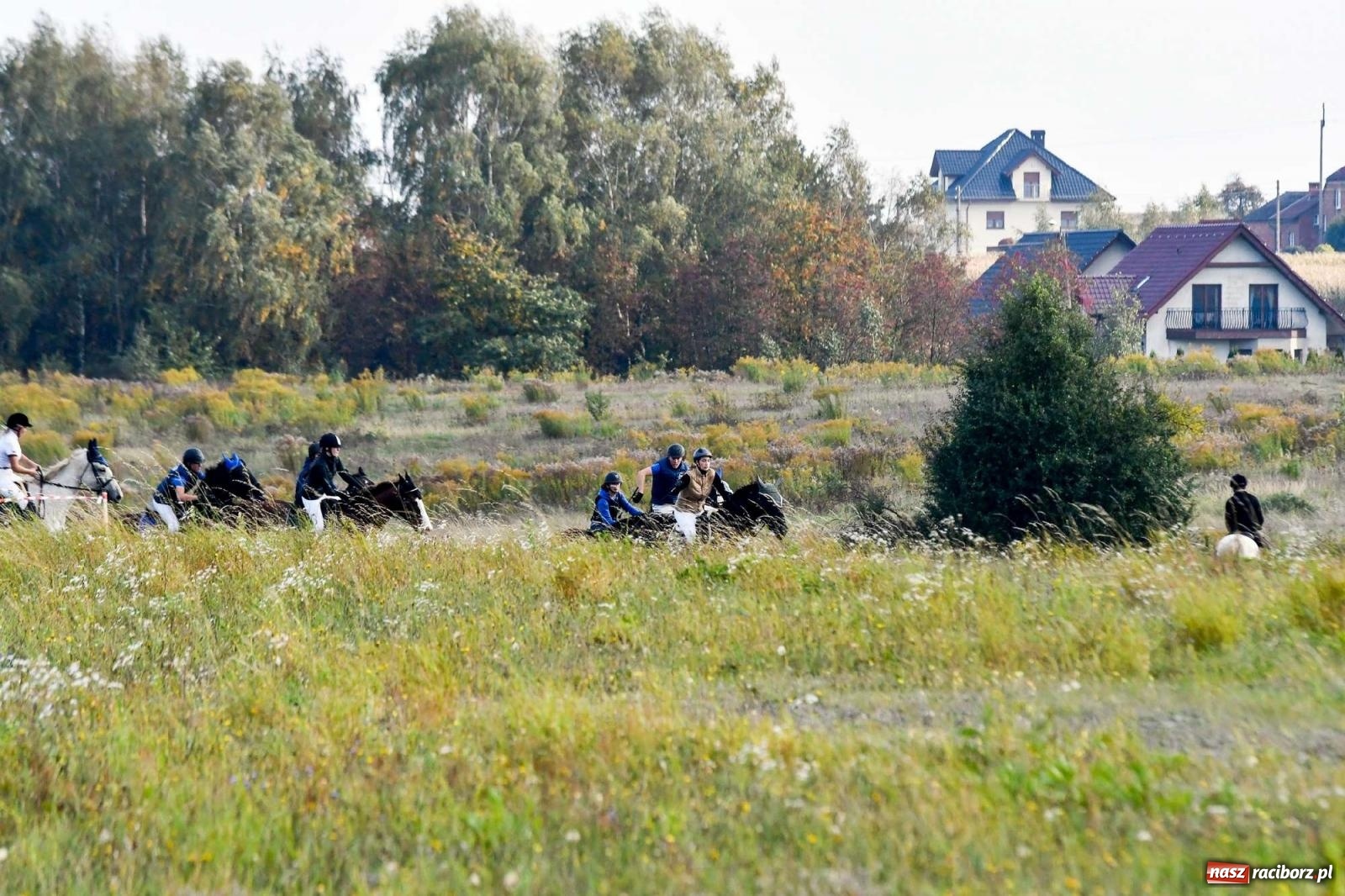 Zdjęcie w galerii na portalu naszraciborz.pl: Parada i pogoń z lisem, czyli piknik św. Huberta w Kornowacu [FOTO i WIDEO] wiadomości z regionu