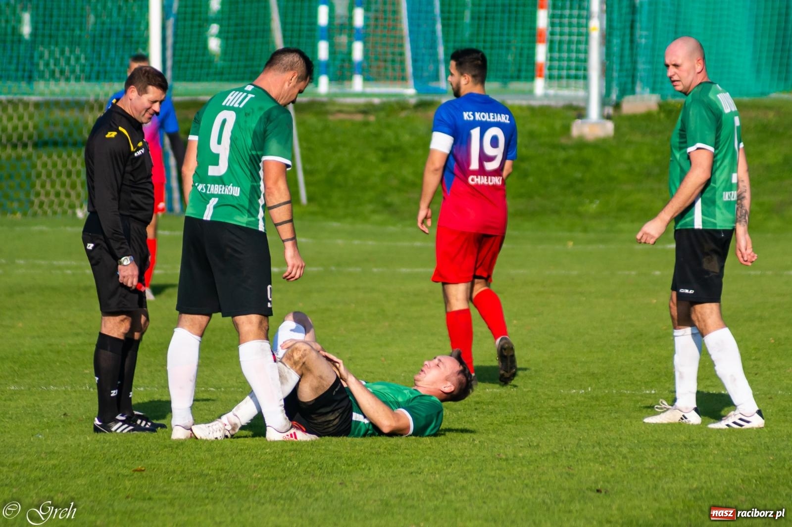 Zdjęcie w galerii na portalu naszraciborz.pl: Kolejarz Chałupki z kolejną wygraną. Zabełków wciąż na dnie [FOTO] wiadomości z regionu