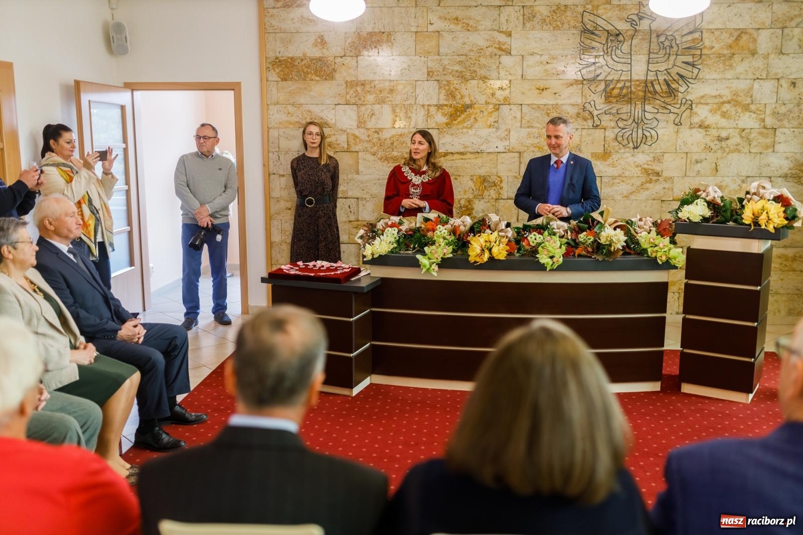Zdjęcie w galerii na portalu naszraciborz.pl: Najważniejsza jest zgoda. Złote gody w raciborskim USC [FOTO i WIDEO] wiadomości z regionu
