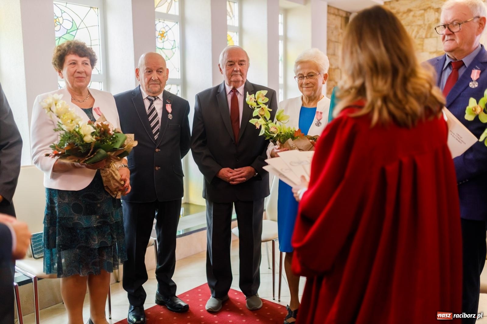 Zdjęcie w galerii na portalu naszraciborz.pl: Najważniejsza jest zgoda. Złote gody w raciborskim USC [FOTO i WIDEO] wiadomości z regionu