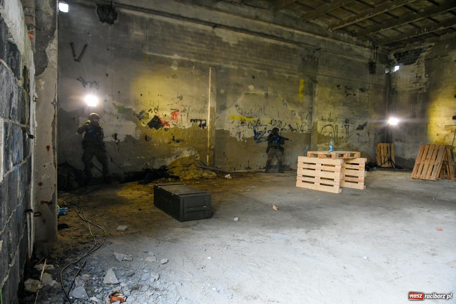 Zdjęcie w galerii na portalu naszraciborz.pl: Strzały i wybuchy. Śląscy terytorialsi ćwiczą w Kuźni Raciborskiej [FOTO i WIDEO] wiadomości z regionu