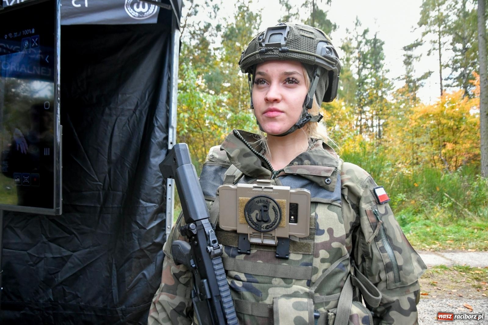 Zdjęcie w galerii na portalu naszraciborz.pl: Strzały i wybuchy. Śląscy terytorialsi ćwiczą w Kuźni Raciborskiej [FOTO i WIDEO] wiadomości z regionu