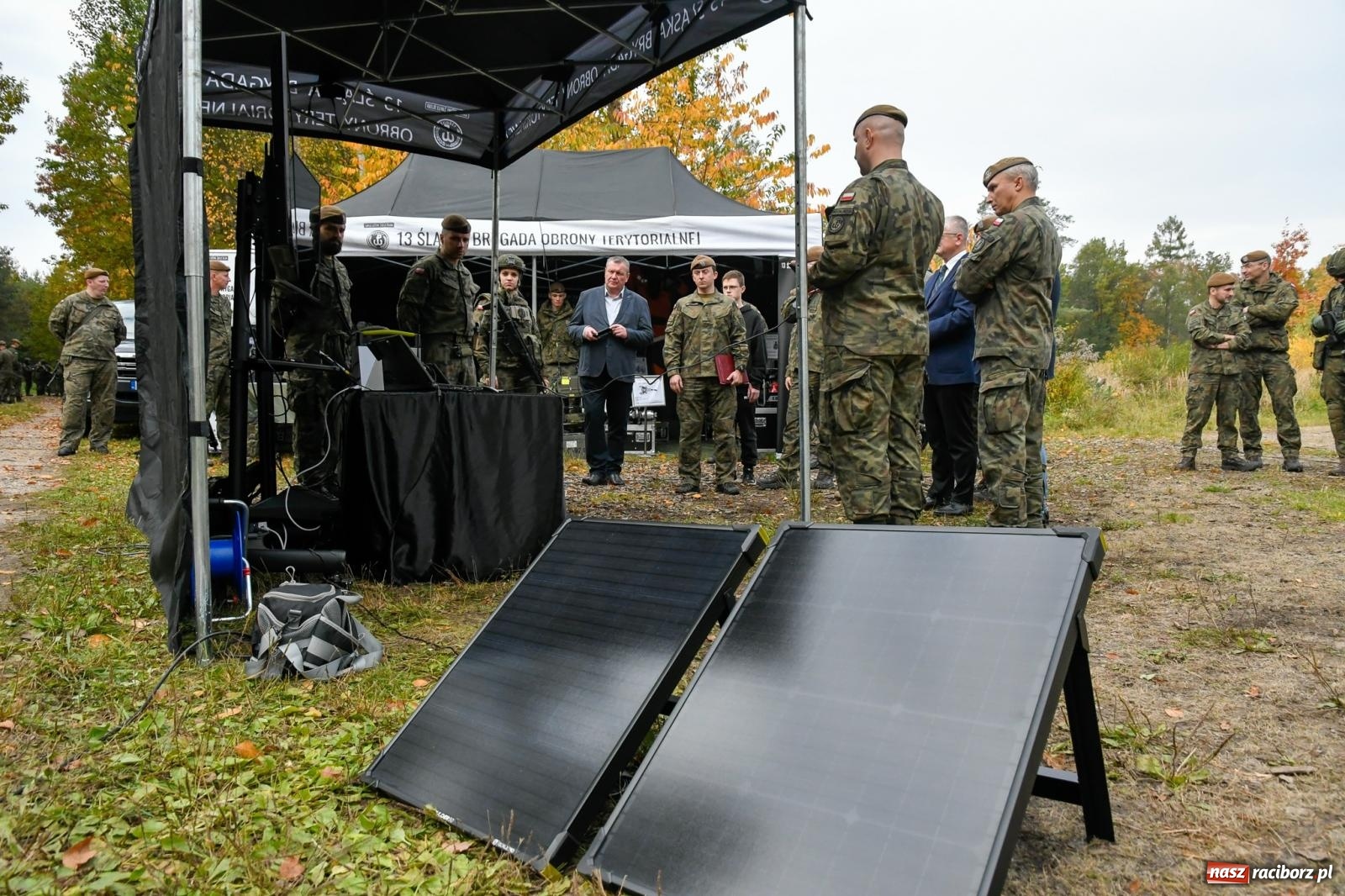 Zdjęcie w galerii na portalu naszraciborz.pl: Strzały i wybuchy. Śląscy terytorialsi ćwiczą w Kuźni Raciborskiej [FOTO i WIDEO] wiadomości z regionu