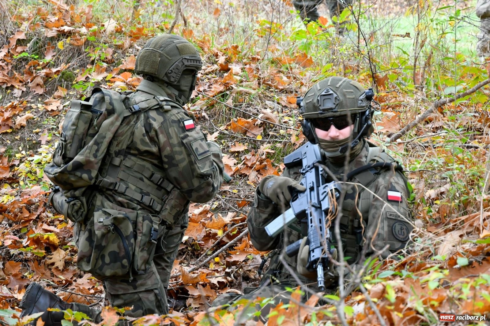Zdjęcie w galerii na portalu naszraciborz.pl: Strzały i wybuchy. Śląscy terytorialsi ćwiczą w Kuźni Raciborskiej [FOTO i WIDEO] wiadomości z regionu