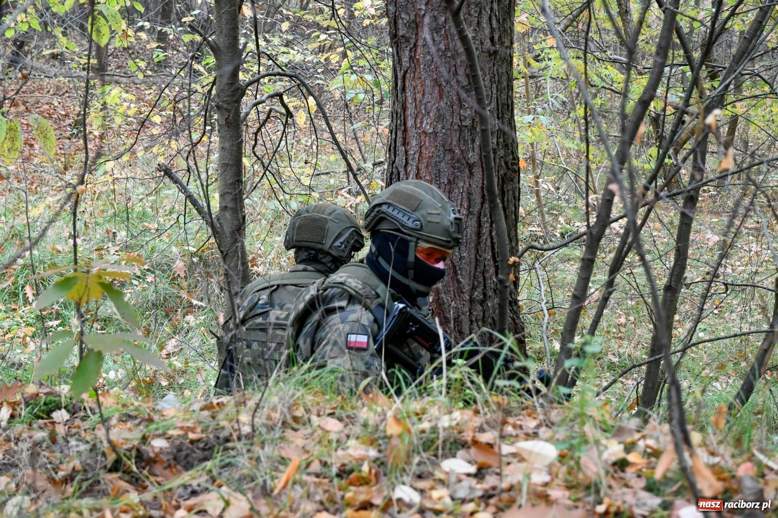Zdjęcie w galerii na portalu naszraciborz.pl: Strzały i wybuchy. Śląscy terytorialsi ćwiczą w Kuźni Raciborskiej [FOTO i WIDEO] wiadomości z regionu