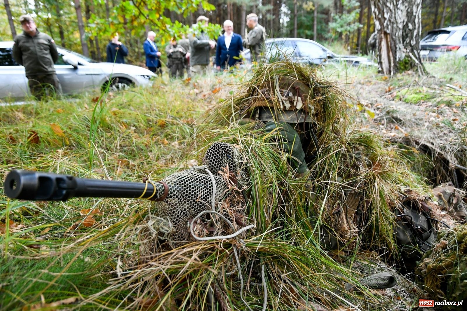 Zdjęcie w galerii na portalu naszraciborz.pl: Strzały i wybuchy. Śląscy terytorialsi ćwiczą w Kuźni Raciborskiej [FOTO i WIDEO] wiadomości z regionu