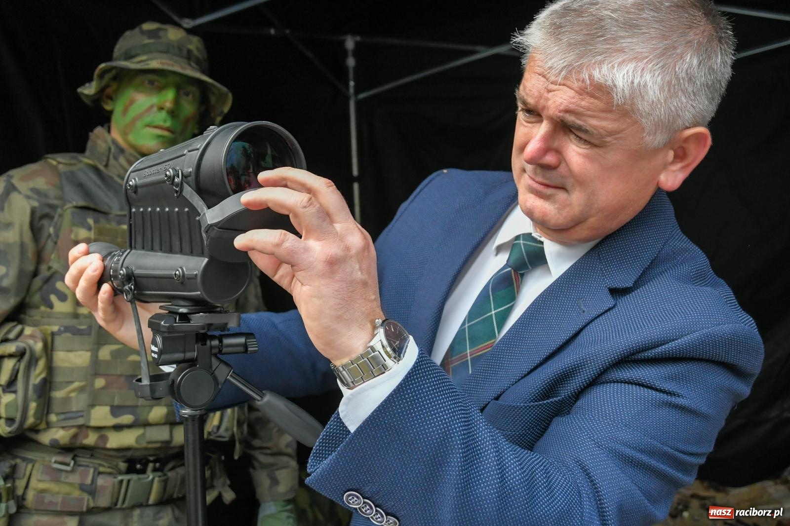 Zdjęcie w galerii na portalu naszraciborz.pl: Strzały i wybuchy. Śląscy terytorialsi ćwiczą w Kuźni Raciborskiej [FOTO i WIDEO] wiadomości z regionu