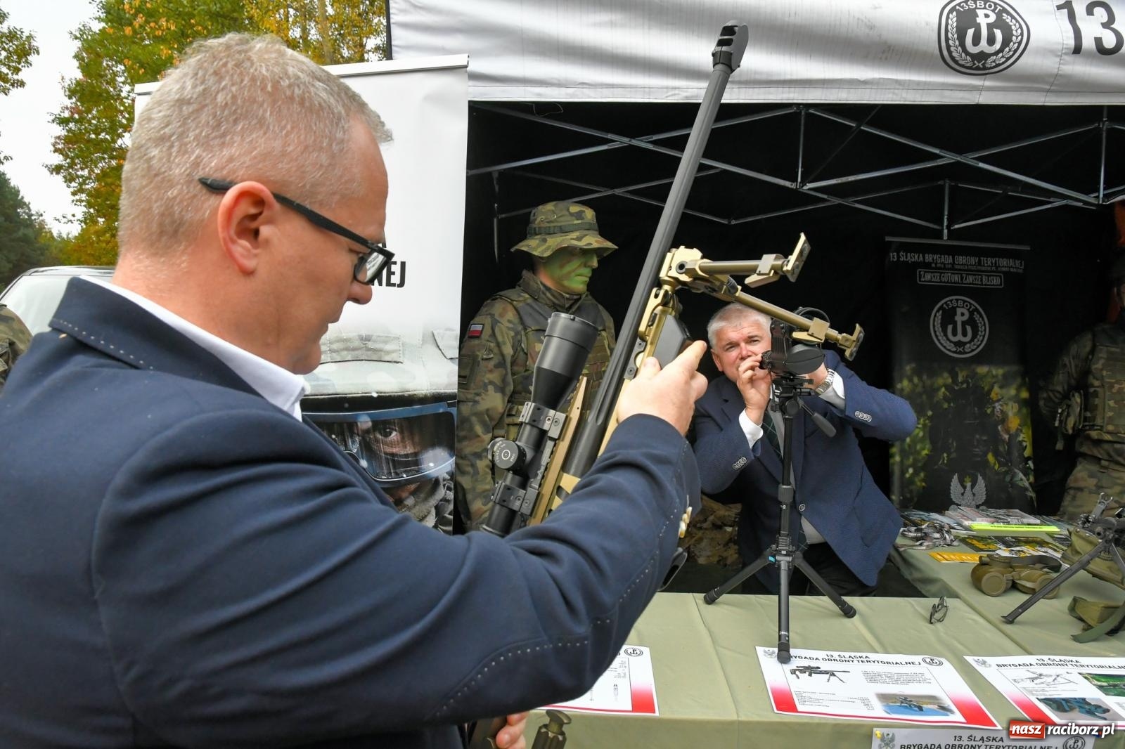 Zdjęcie w galerii na portalu naszraciborz.pl: Strzały i wybuchy. Śląscy terytorialsi ćwiczą w Kuźni Raciborskiej [FOTO i WIDEO] wiadomości z regionu