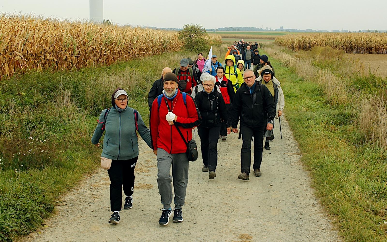 Zdjęcie w galerii na portalu naszraciborz.pl: Szlak przetarty. Pielgrzymi od św. Jakuba dotarli do Czech wiadomości z regionu